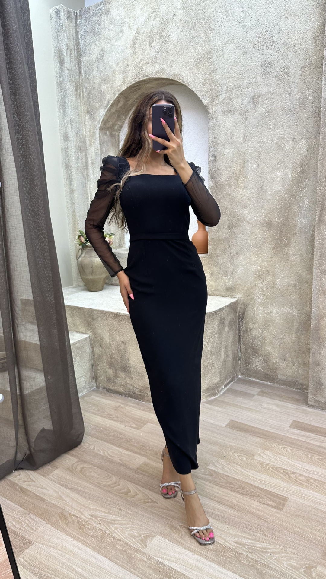 Autumn Long Sleeve Slim Fit Sexy Long Dress 4