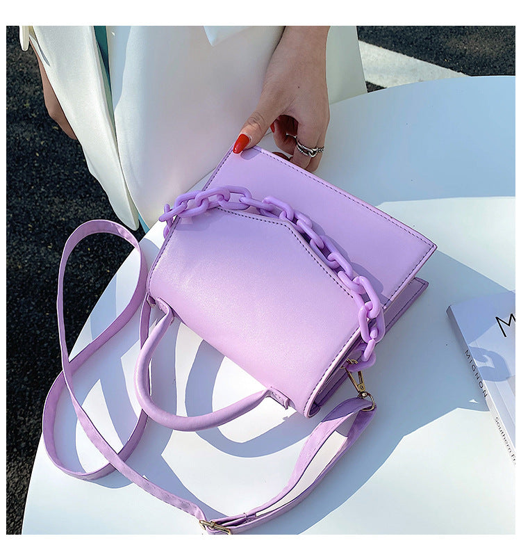 Women Simple Handbag Candy Shoulder Crossbody Bag 23