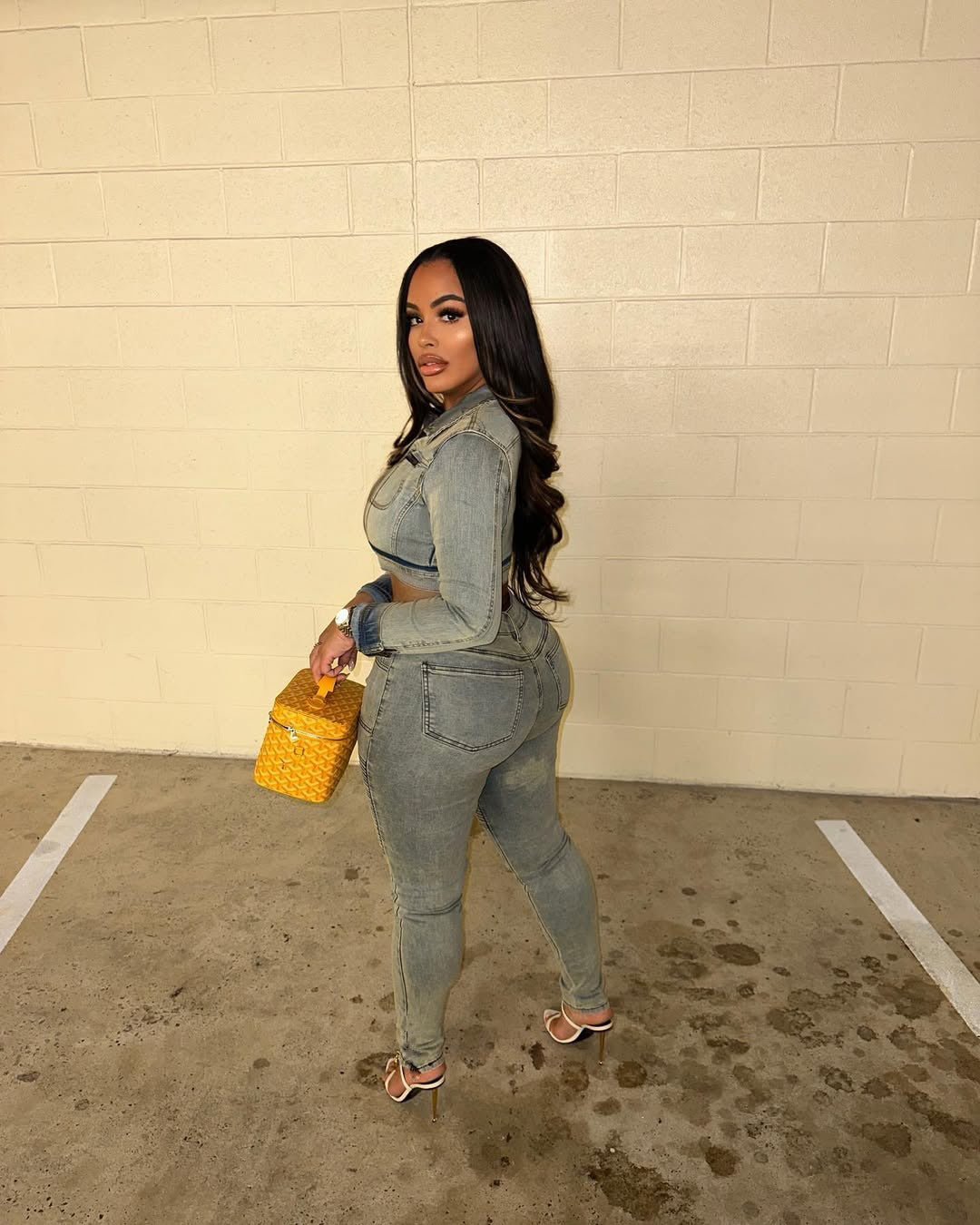 Women Stretch Long-Sleeved Top and Two-Piece Pants 3