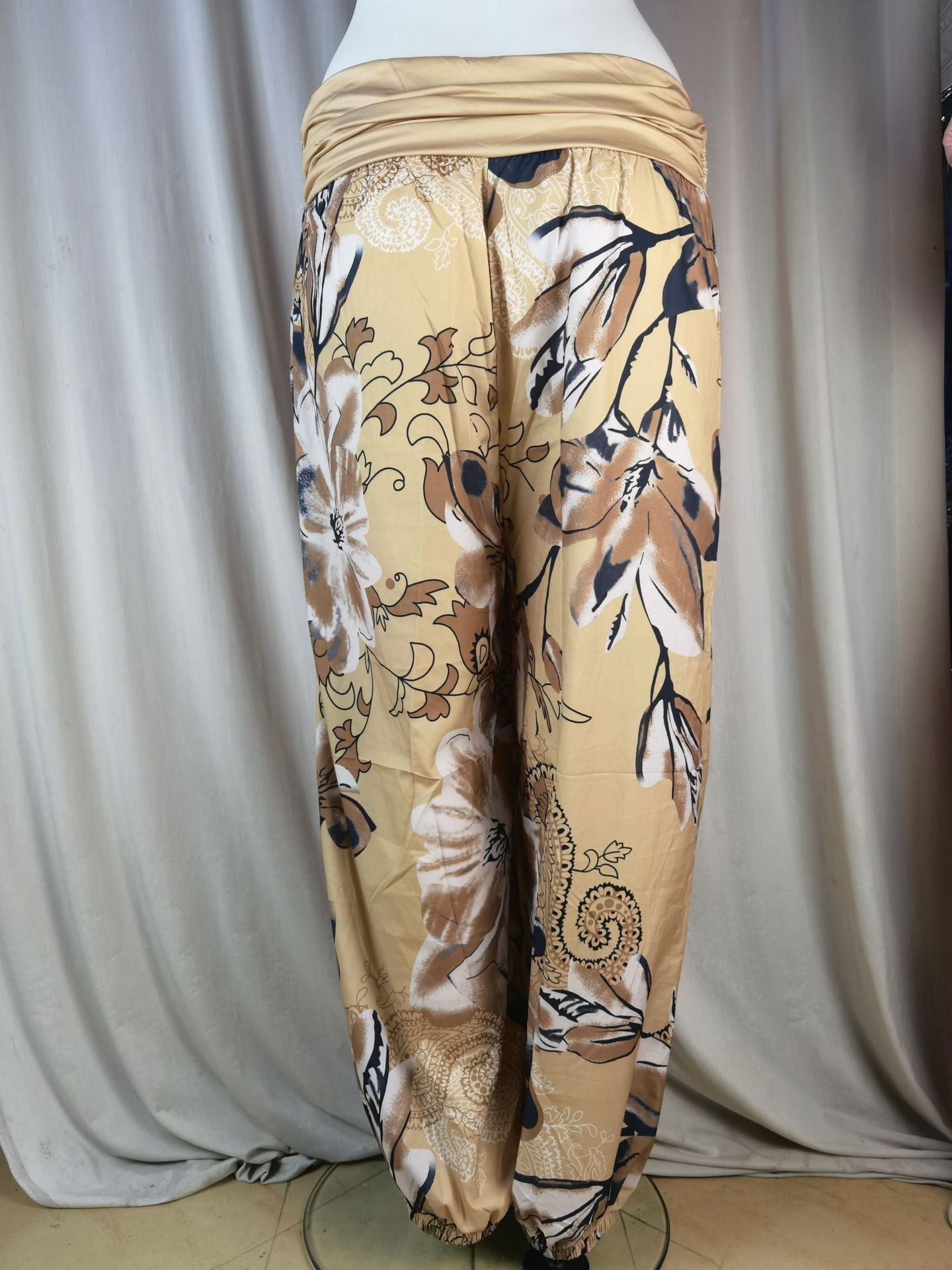Women Printed Casual Wide-Leg Pants 46