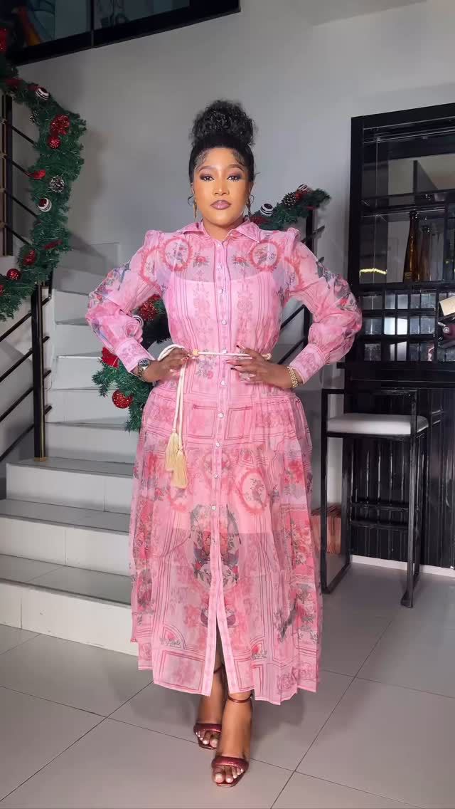 Women Vintage Print Maxi Dress