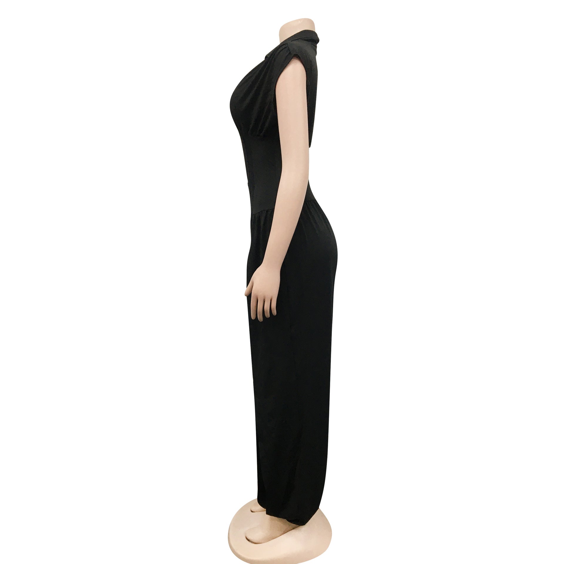Women's Sexy Deep V Sleeveless Hollow Out Jumpsuit 22