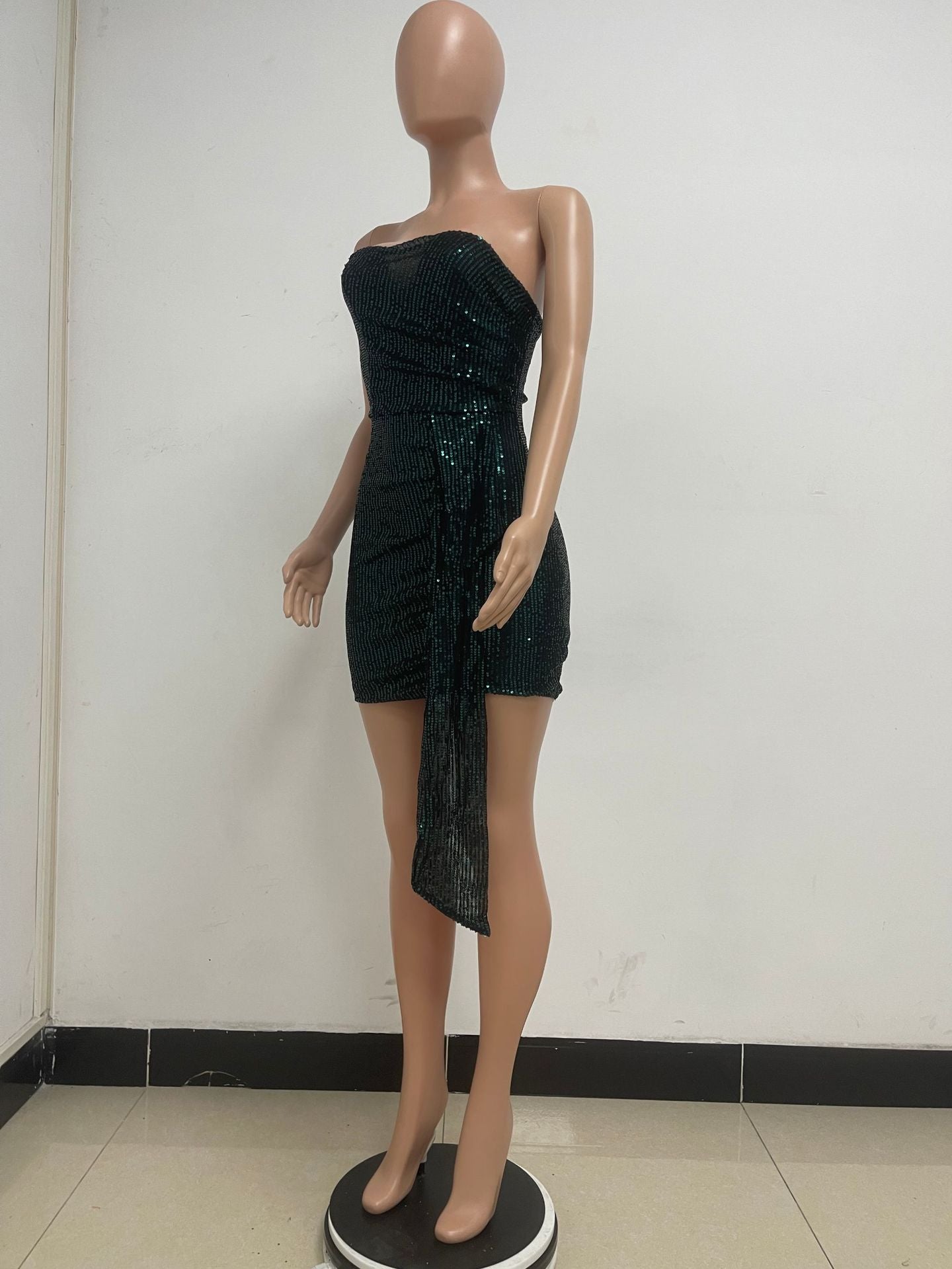 Women Summer Sleeveless Off Shoulder Backless Mini Dress 38