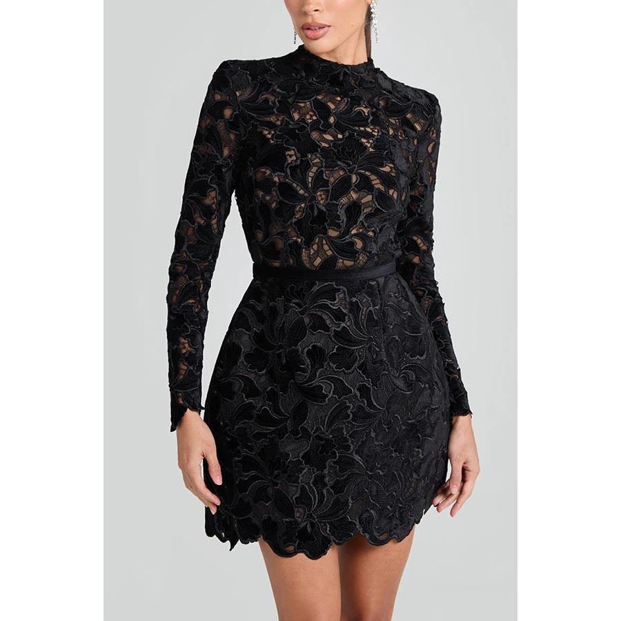 Women Long Sleeve Zipper Casual Party Dress 4