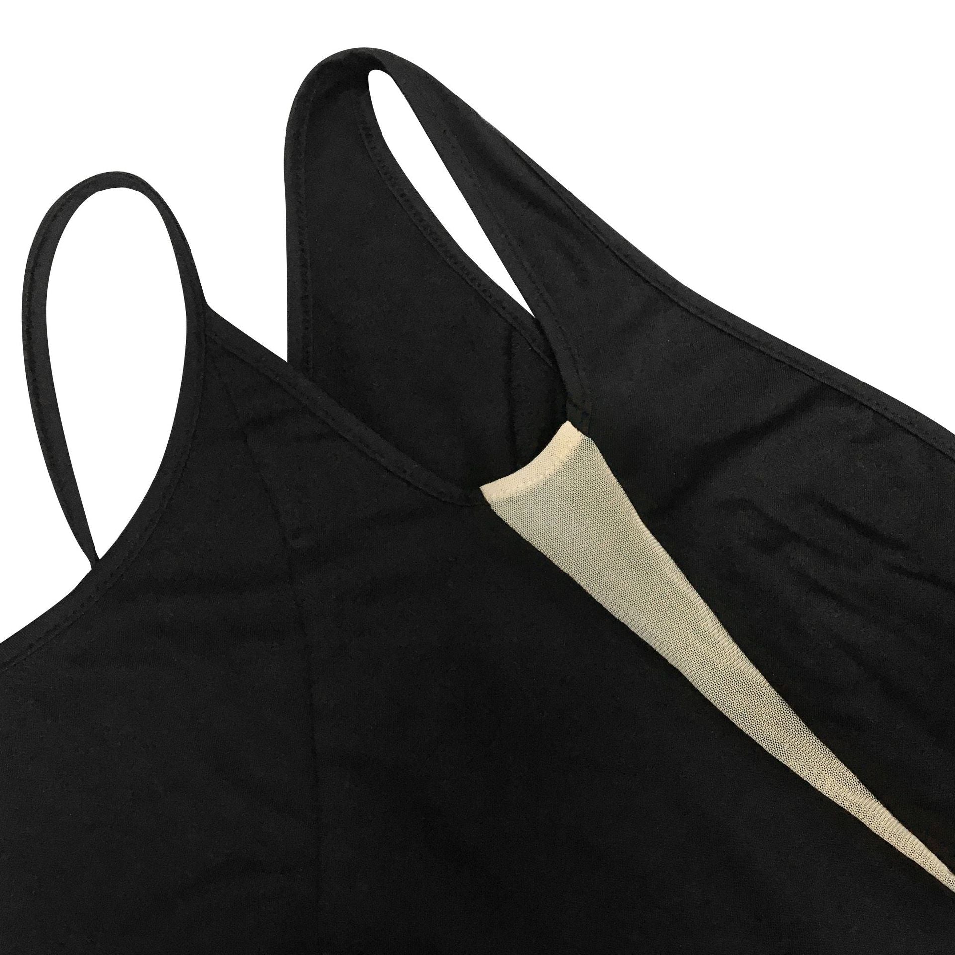 Women sexy irregular sleeveless slit dress 21