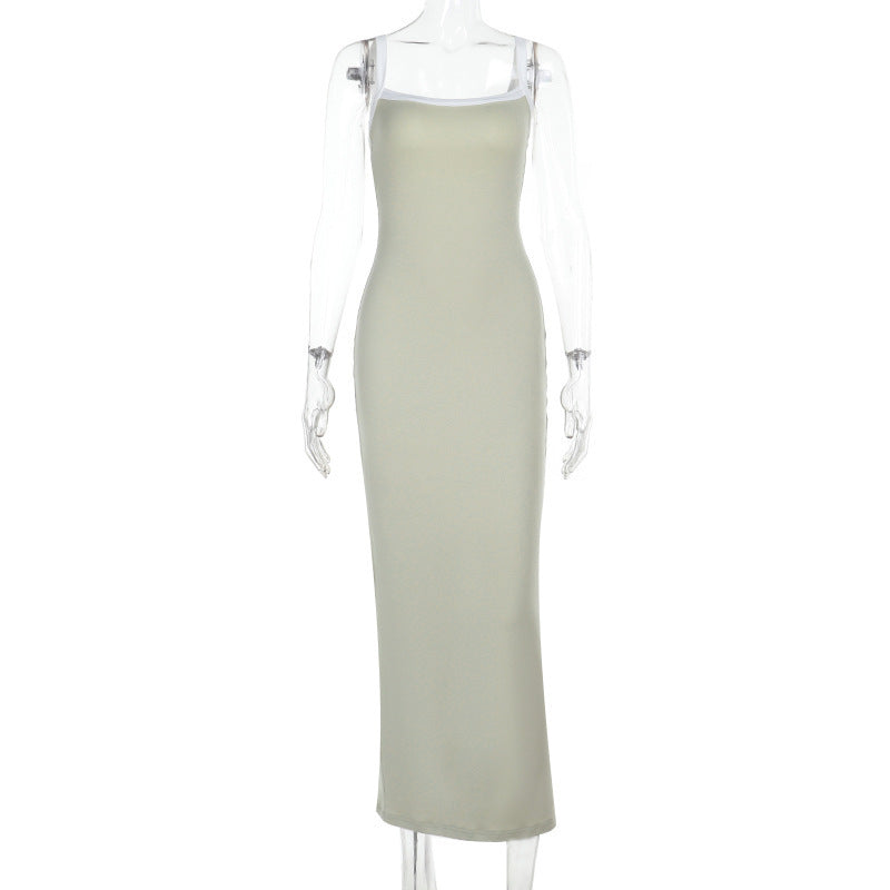Summer Sleeveless Strap Bodycon Dress 12