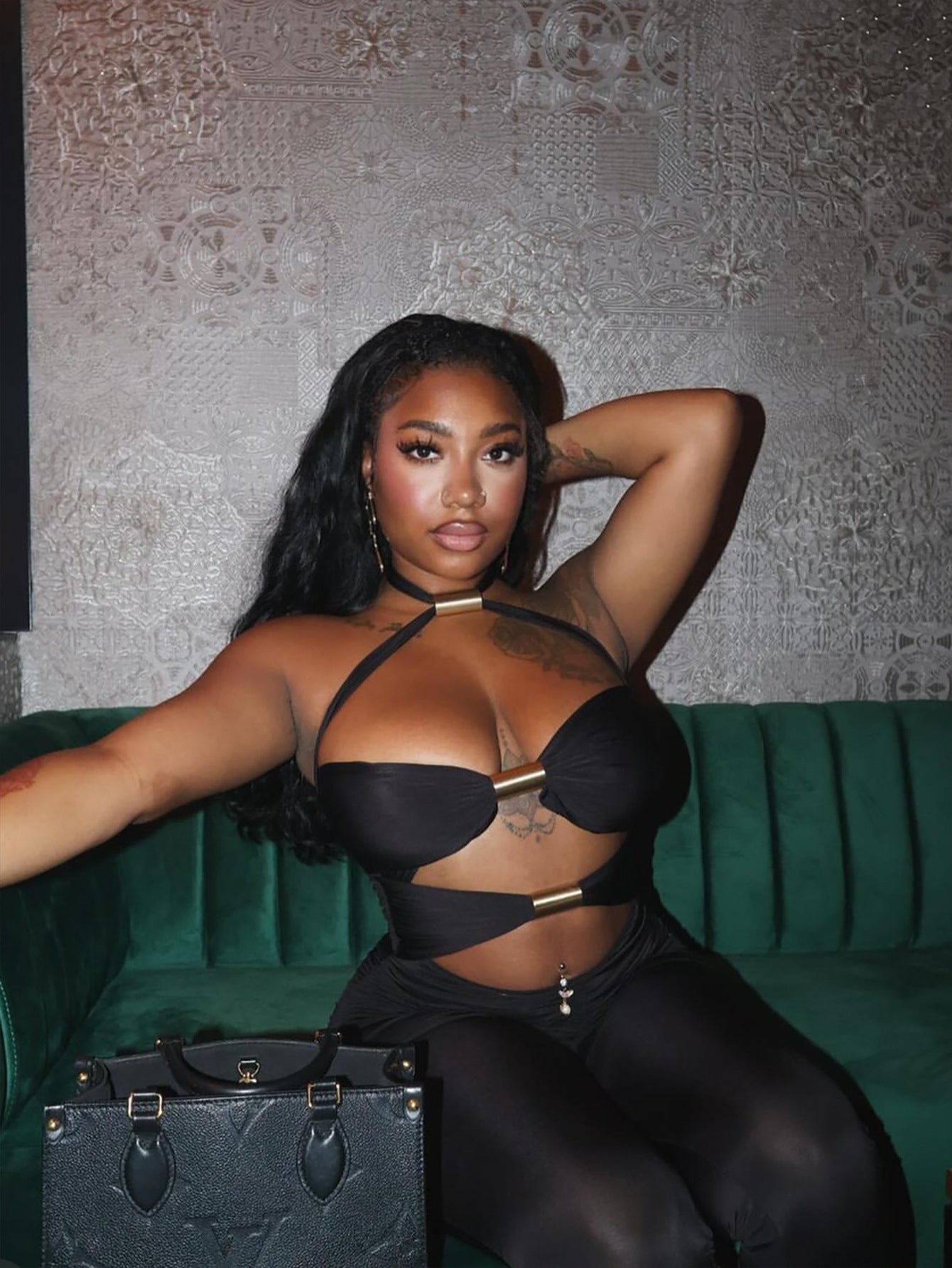 Summer Elastic High Waist Sexy Lace-Up  Hollow Jumpsuit 4