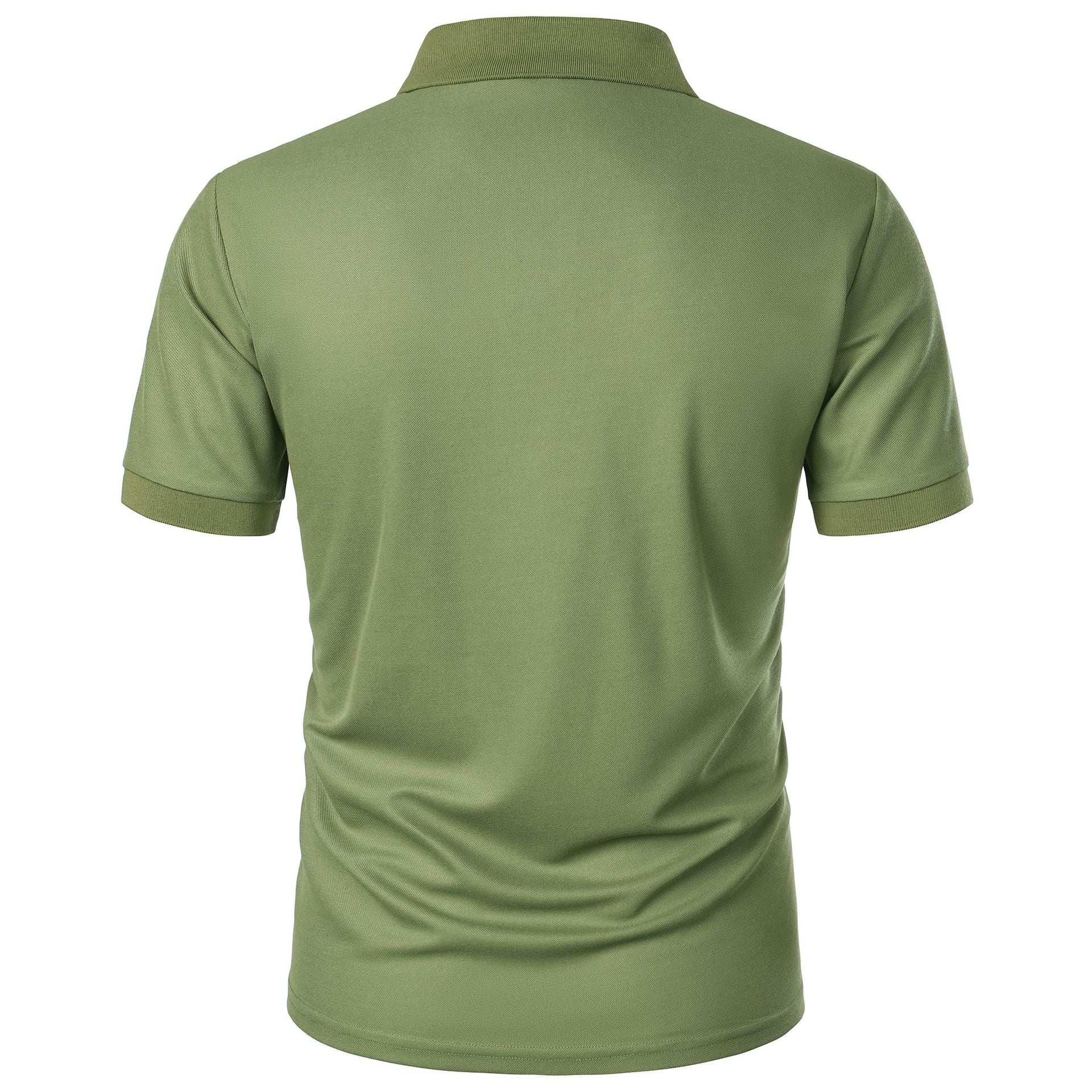Men's Summer Solid Short Sleeve Top 41