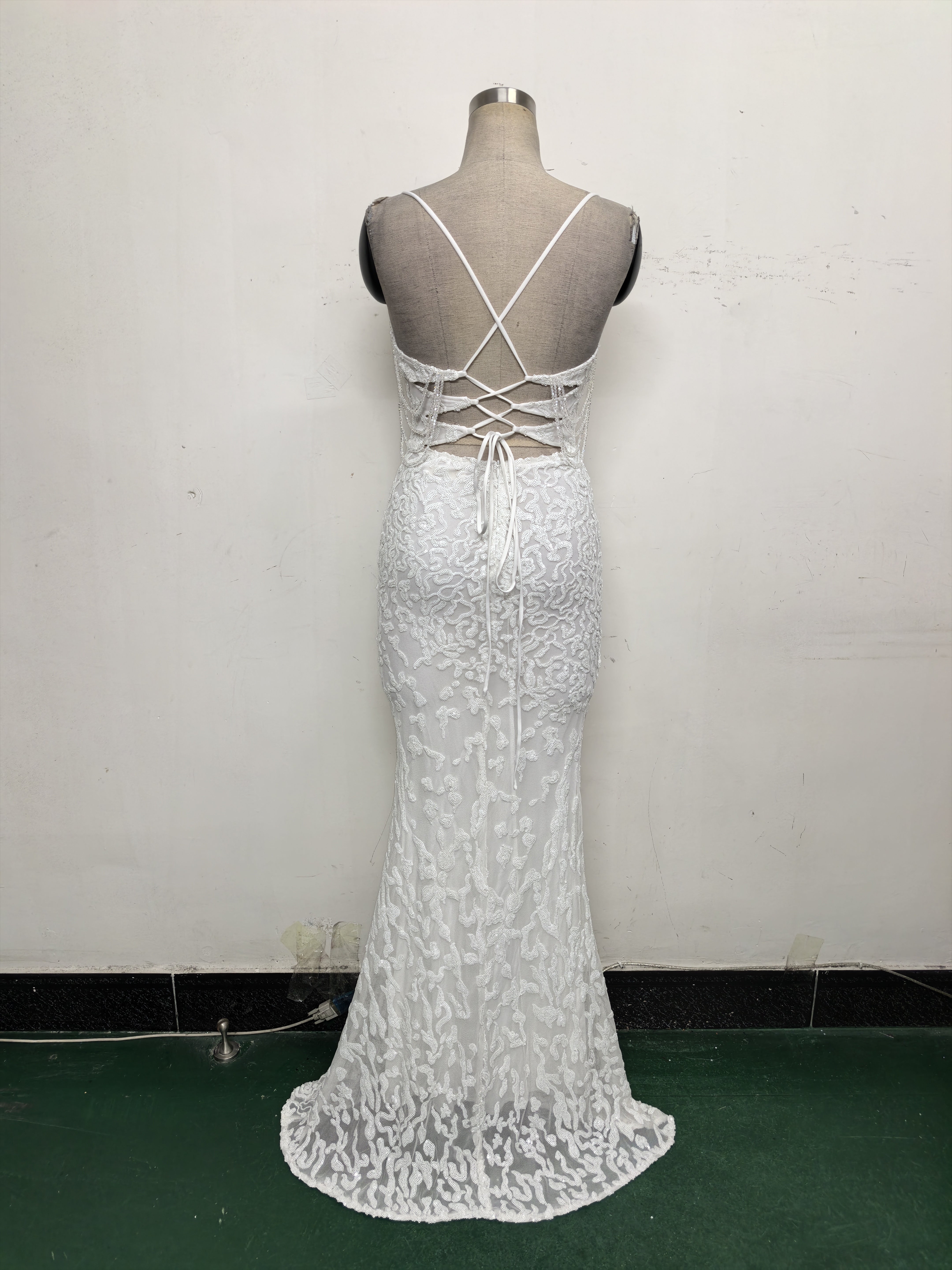 Women crystal diamond sequin embroidery Formal Party evening dress 37