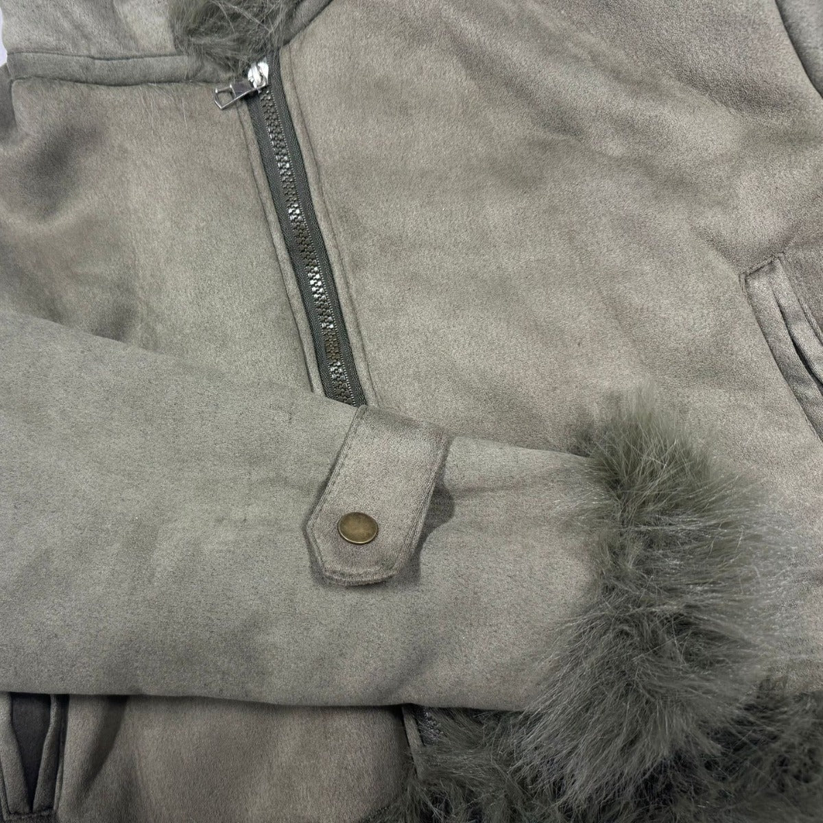 Suede Short Jacket Women Autumn And Winter Coat 8