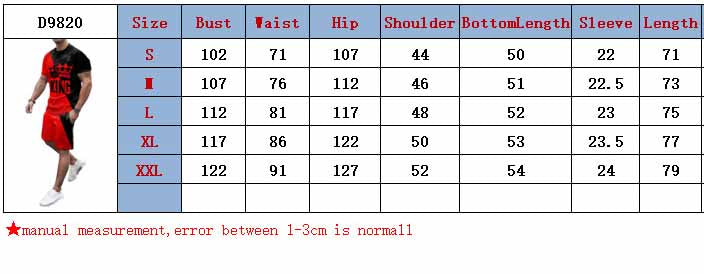 Mens Fashion Casual Solid Print Two Piece Menswear 18