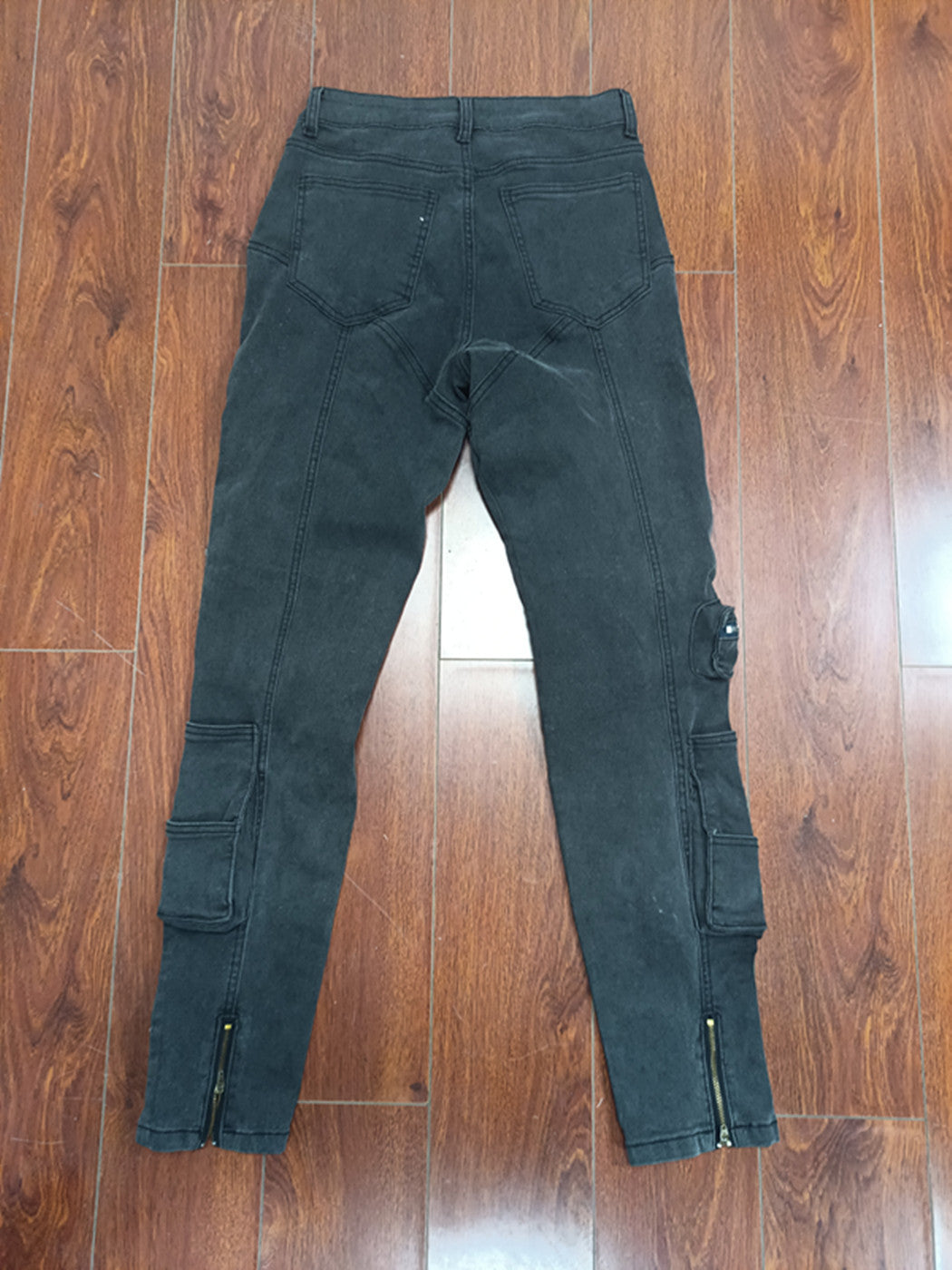 Autumn And Winter Jeans Multi-Pocket Casual Cargo Denim Pants 18