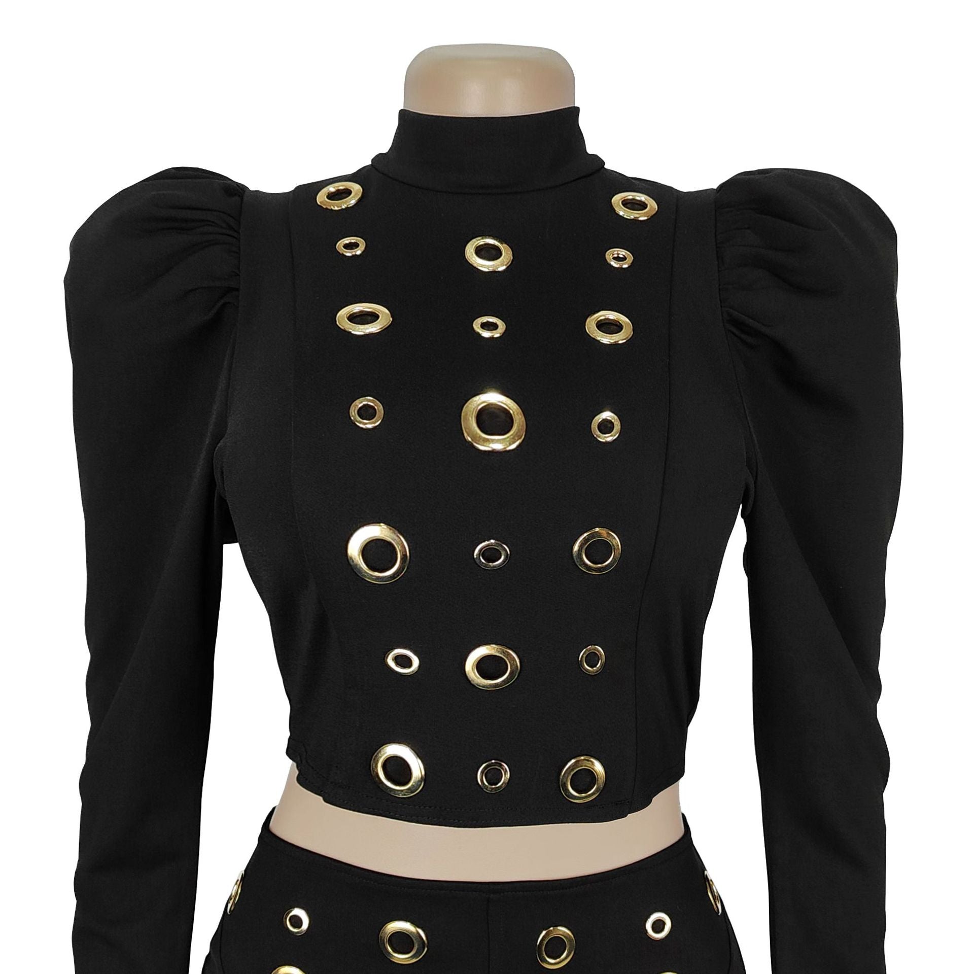 Women's Casual Long-Sleeve Top & Skirt Two-Piece Set 14