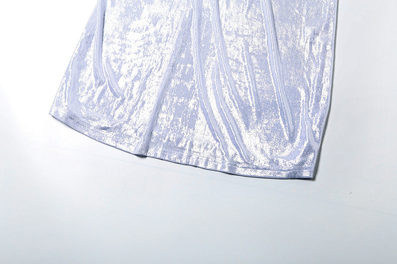 Women Sexy Pleated Knot Strap Dress 15