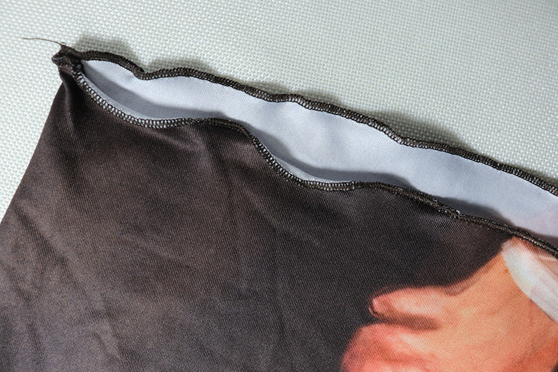 Digital Print Round Neck Top Maxi Skirt Two-Piece Set 20