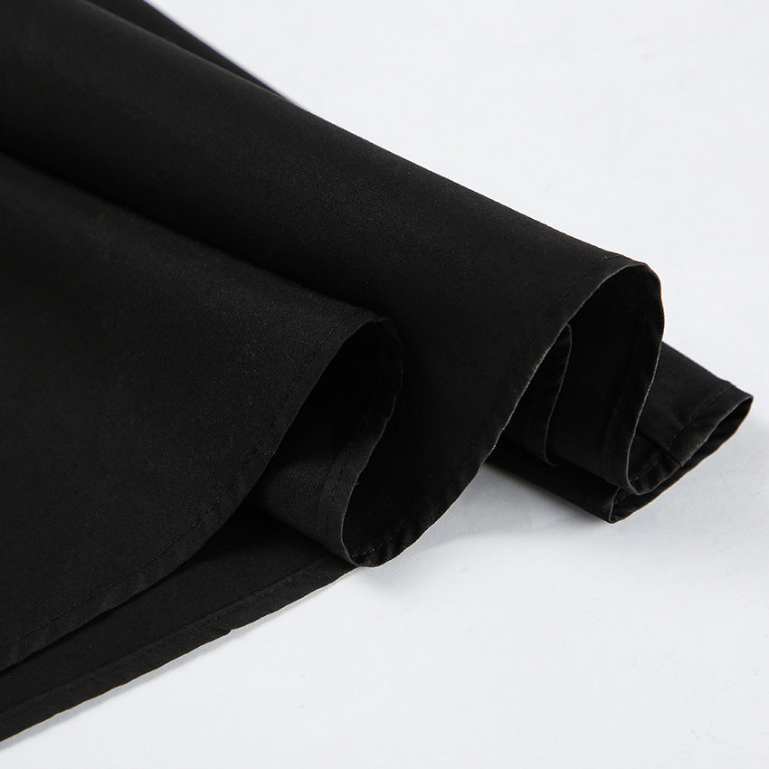 Summer Sleeveless Strapless Black Beach Holidays Dress 17