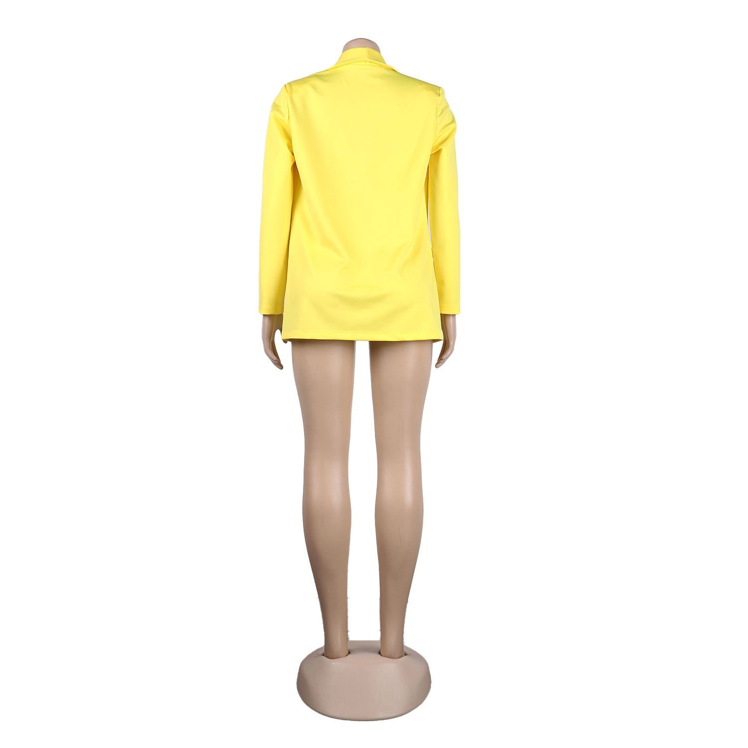 Women Fall/Winter Solid Long Sleeve Casual Blazer 35