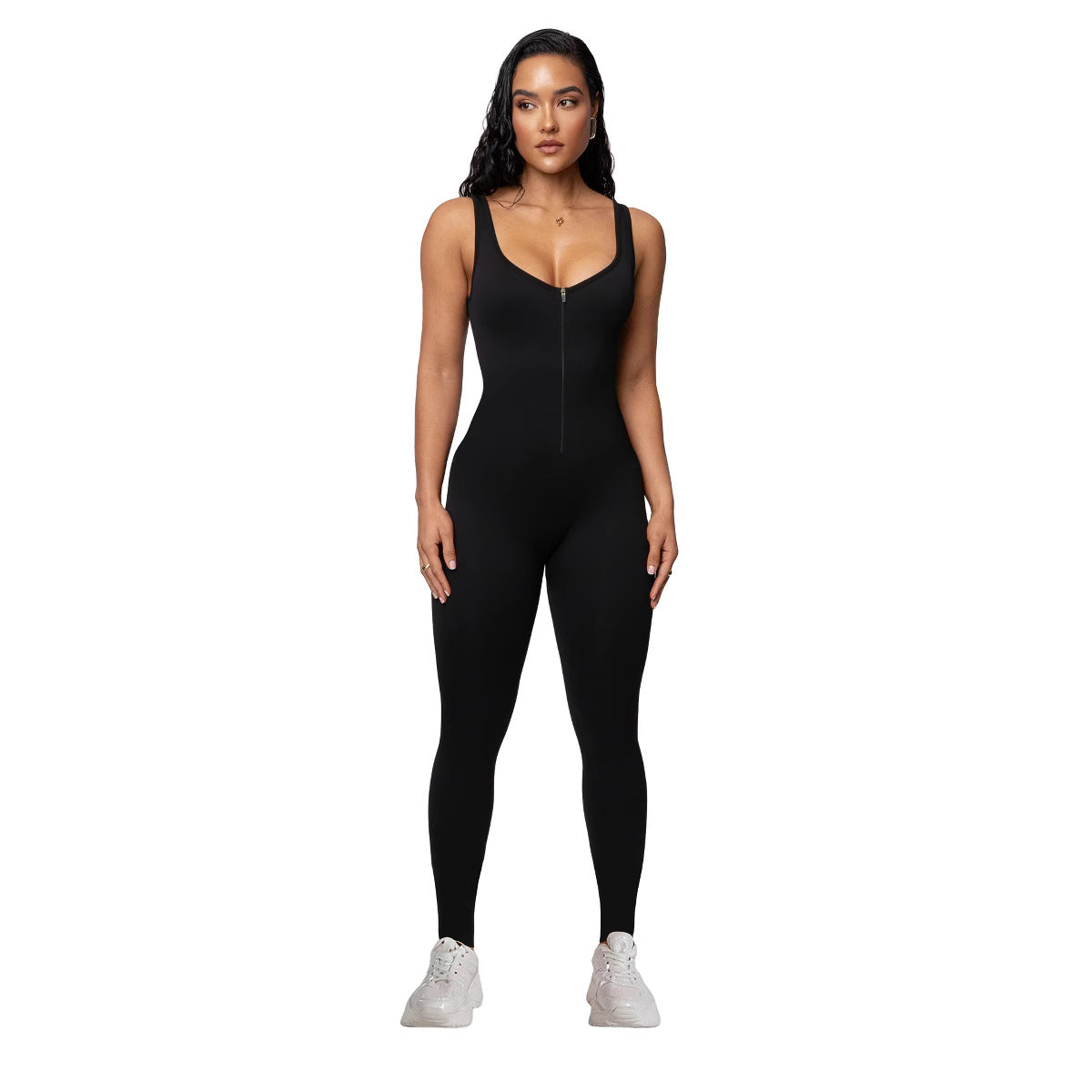 U Neck Print Jumpsuit Fashion Women's Nightclub Wear