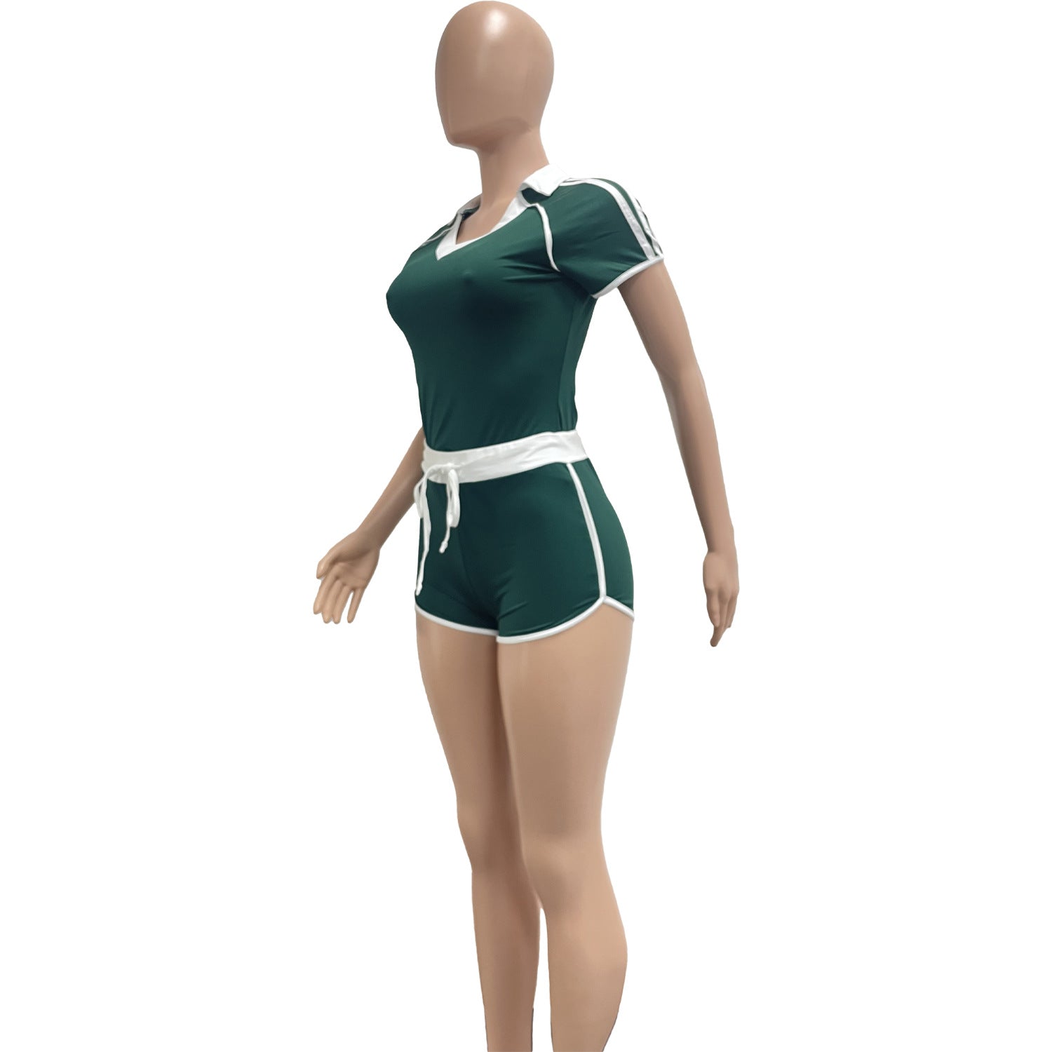 Women's Casual Sports High Stretch Yoga Two Piece Shorts Set 15