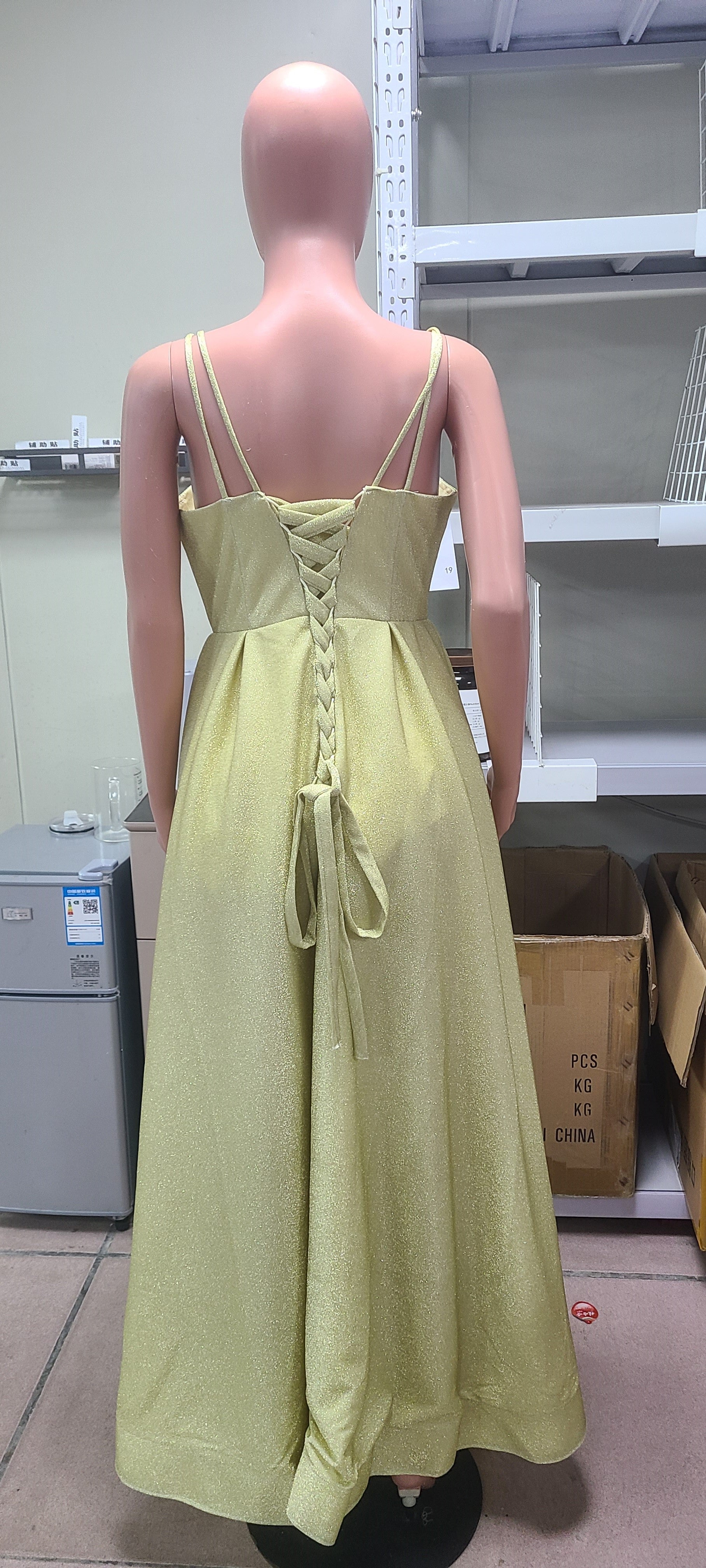 Women Formal Party V-Neck Sequined Strapless Party Bridesmaid Formal Party Evening Dress（Processing time need 3-6 days） 12