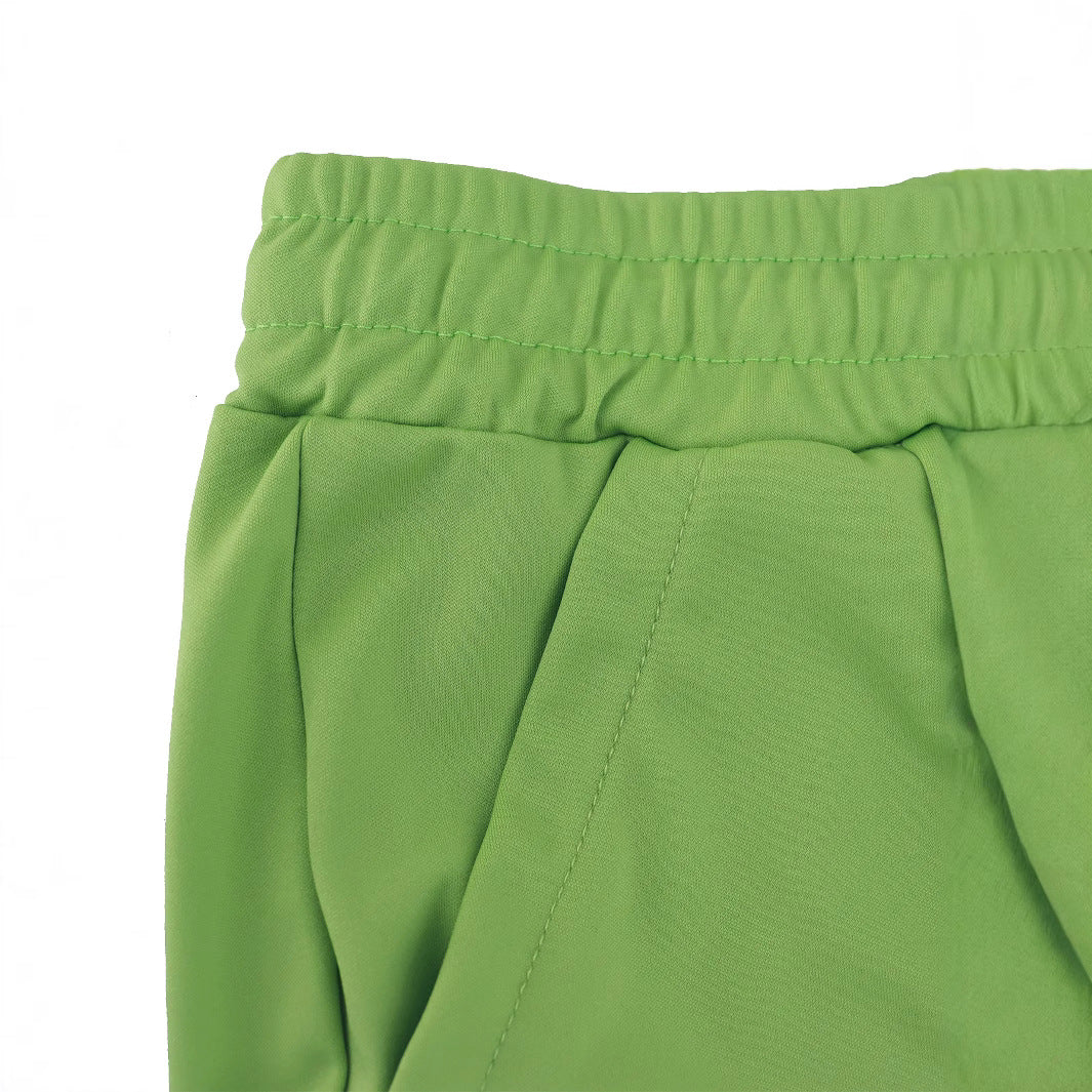 Summer Trendy Sleeveless Sports Casual Two-Piece Shorts Set 5