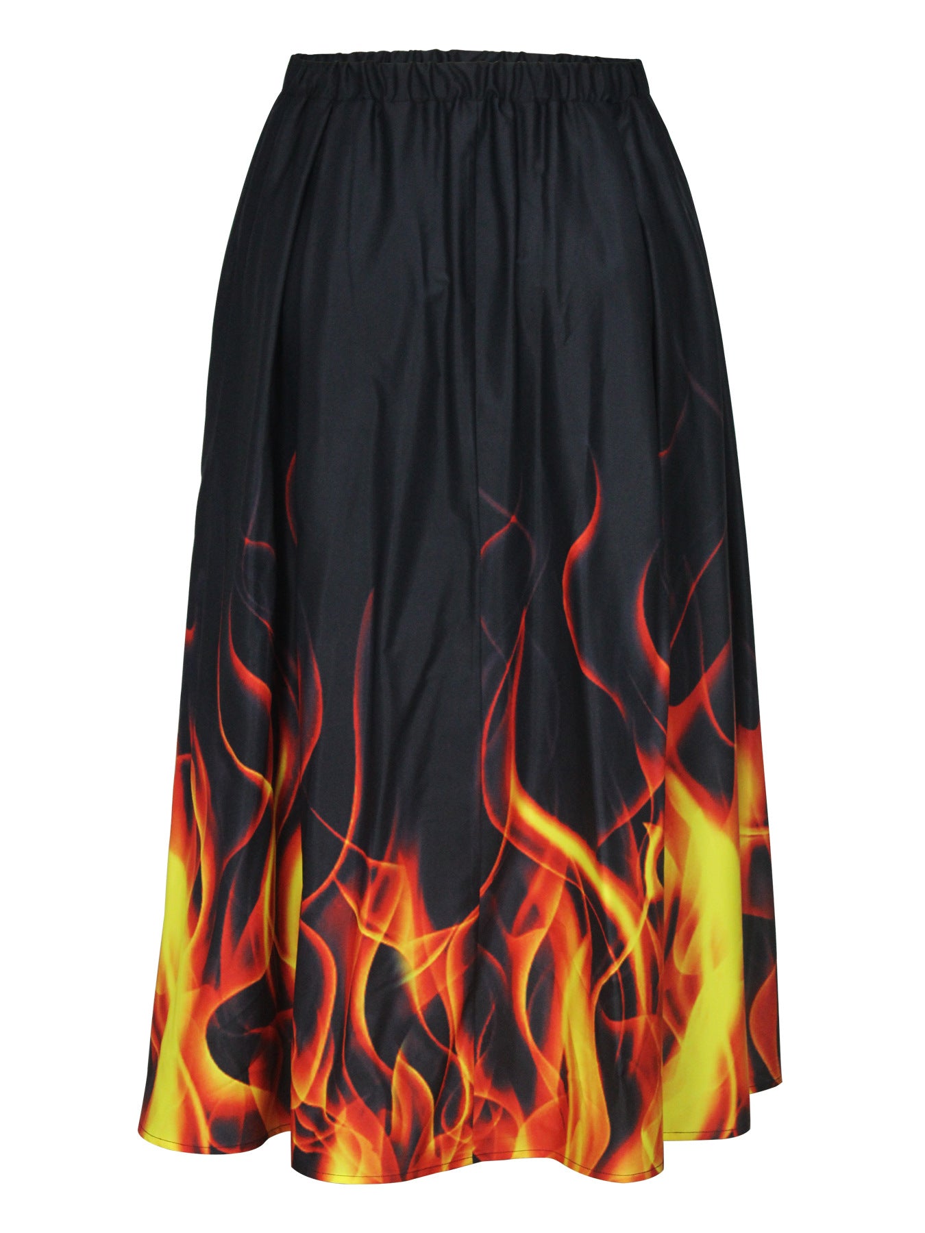 Women floral print elegant loose skirt 18