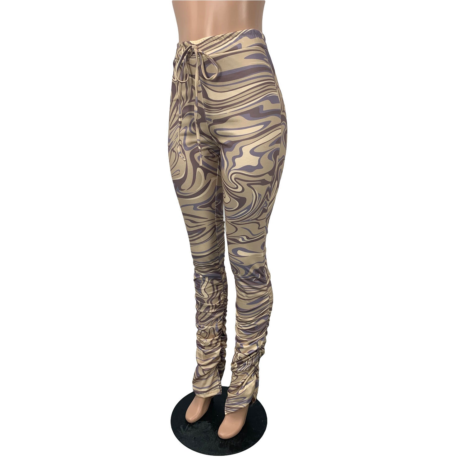 Women Casual printed pleated trousers 26