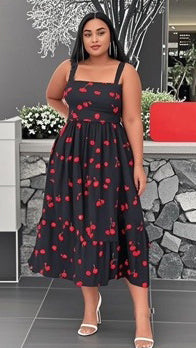 Women French Sexy Backless Suspender Mesh Dress