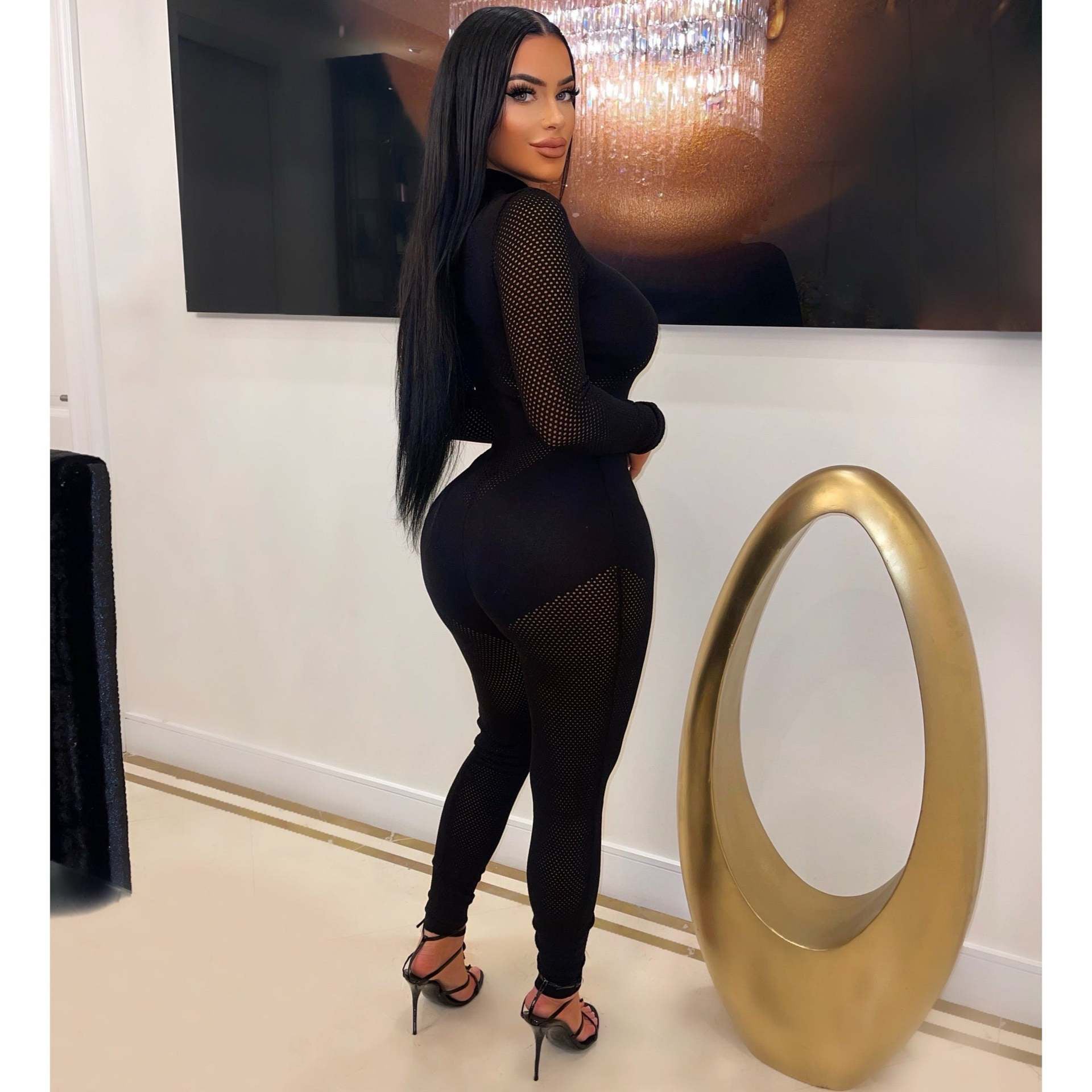 Women's Fashion Wool Knitting Jumpsuit 23