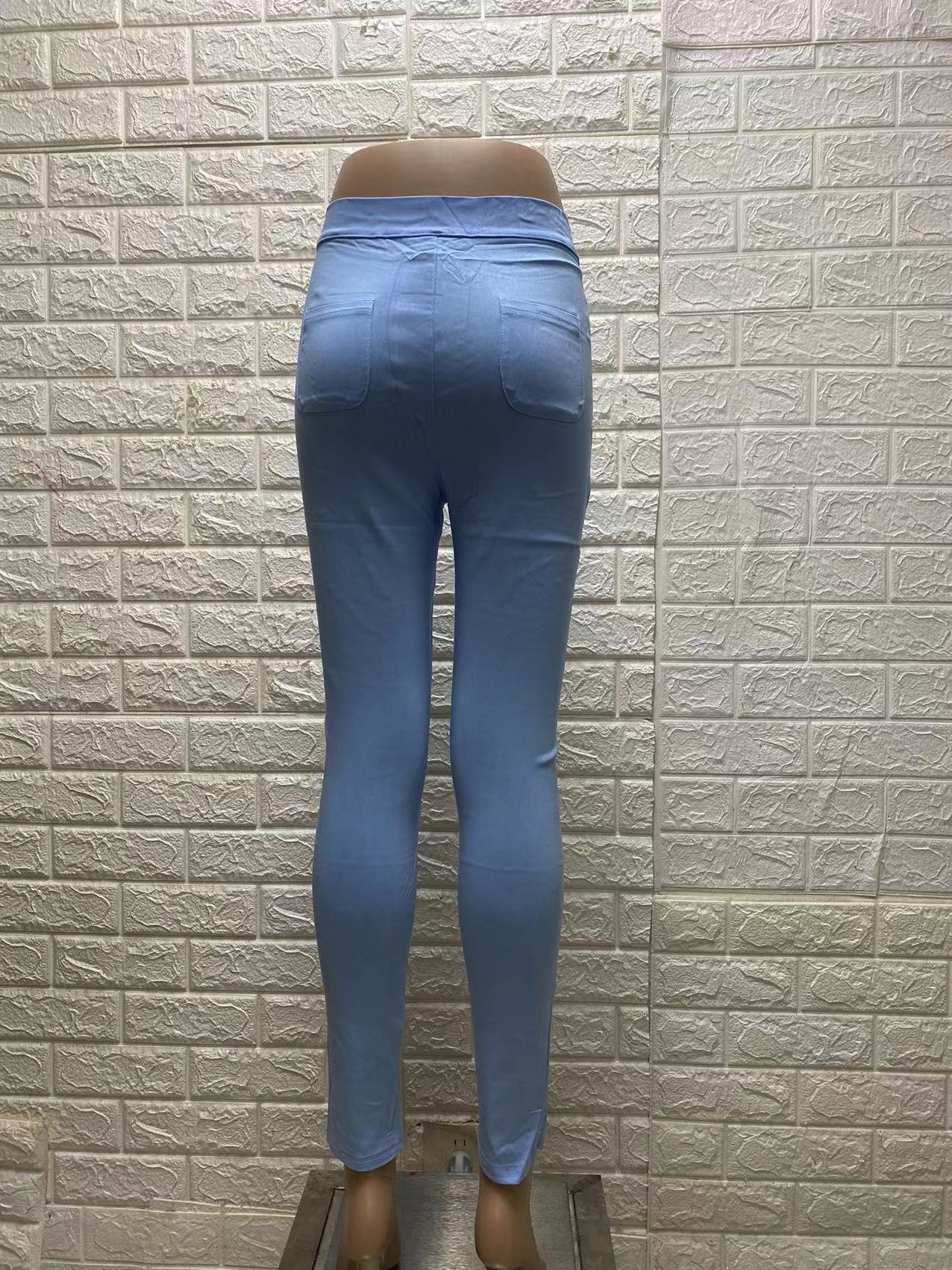 Women Summer Stretch Candy Casual Jeans 28