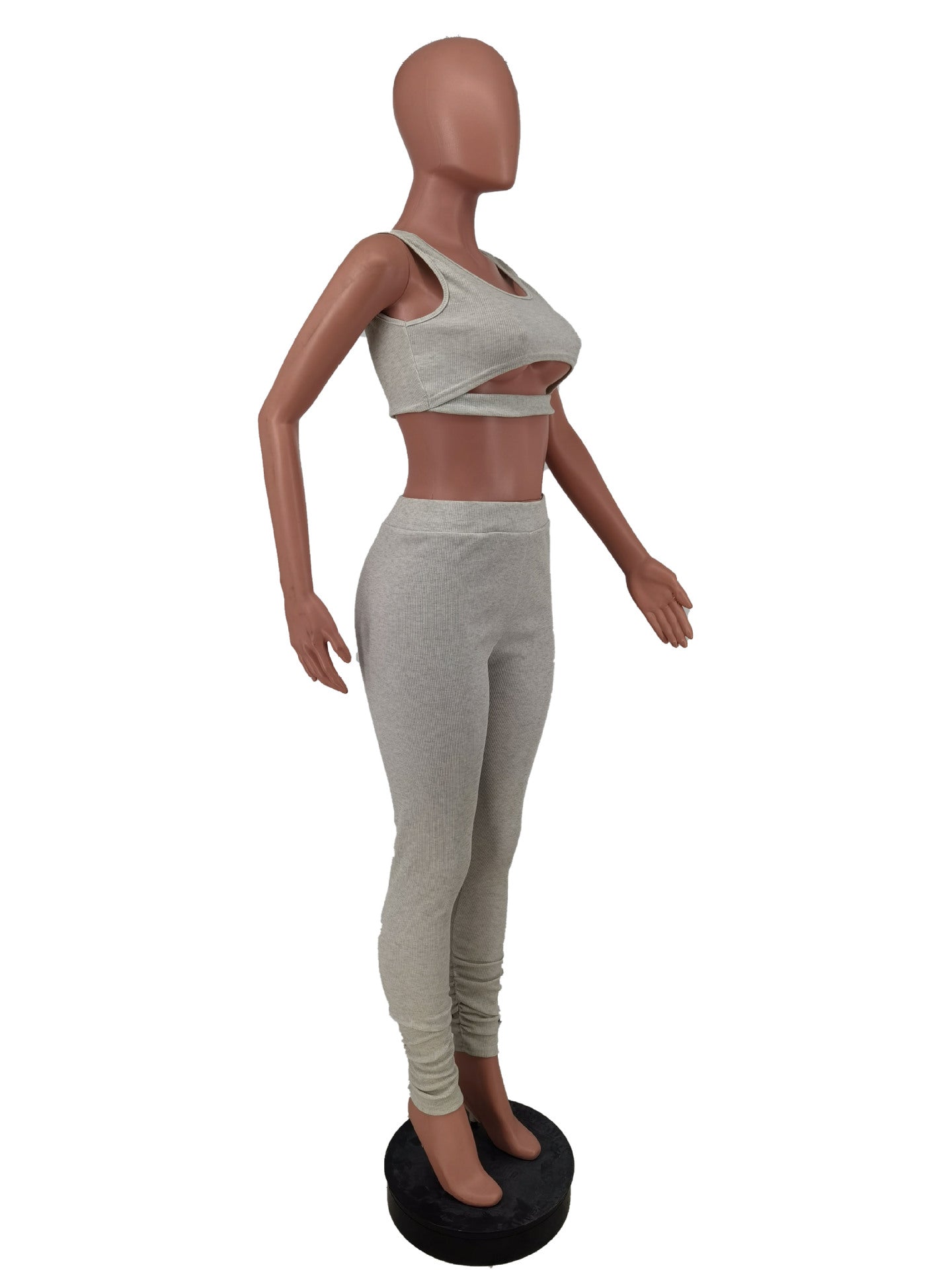 Women Sleeveless Top and Pant Two-piece Set 12