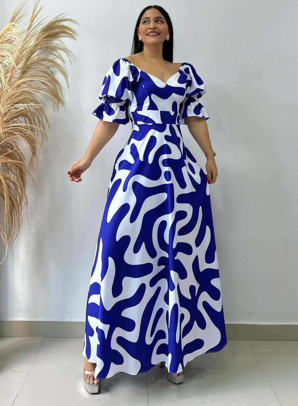 Women Holidays Casual Printed Dress