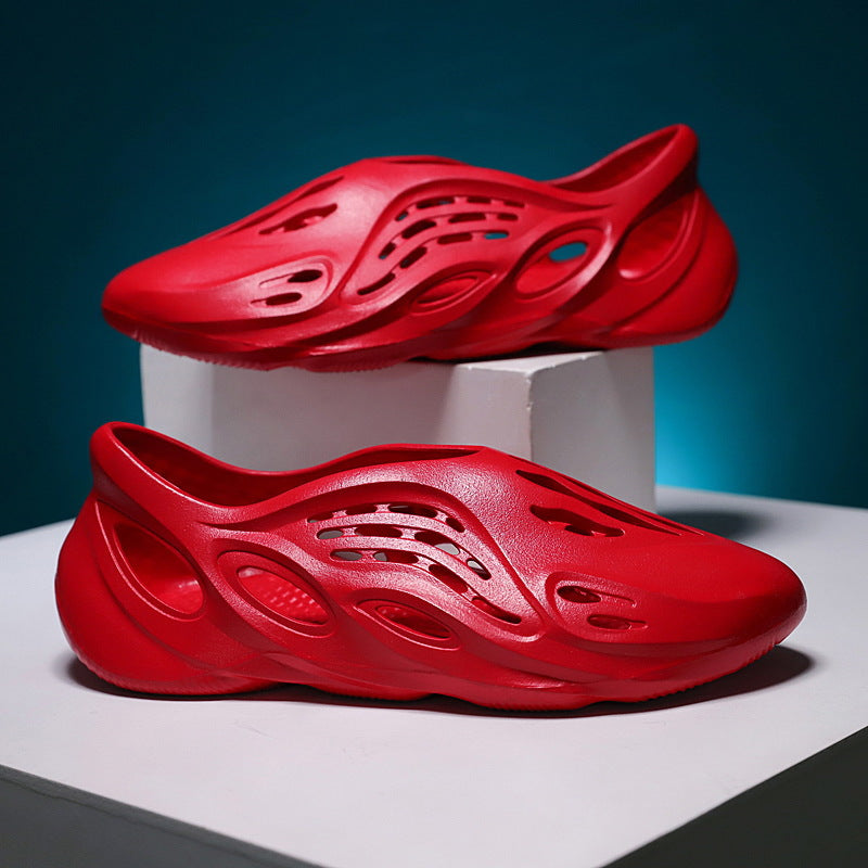 Plus Size Sandals Men's Summer Hole Shoes Men's and Women's Beach Shoes 22