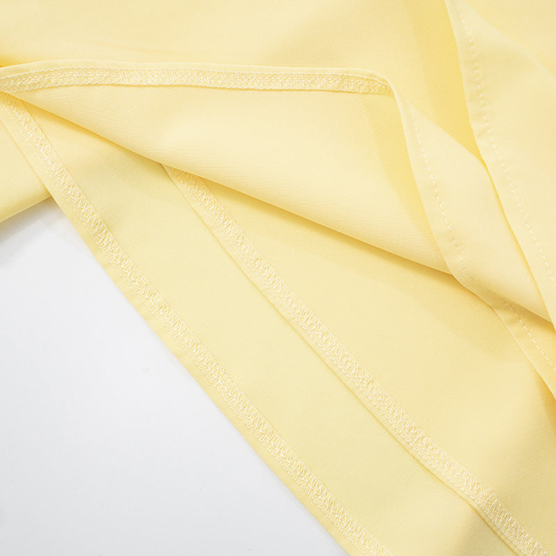 Women Lace Gathered Suspender Lace-Up Dress 18