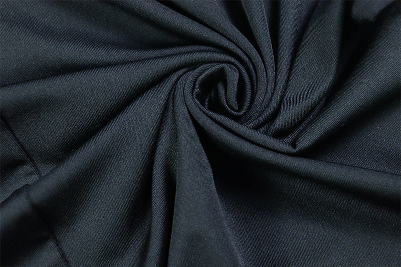 Solid color chic women's clothing low back strapless halter neck long dress formal party gown 17