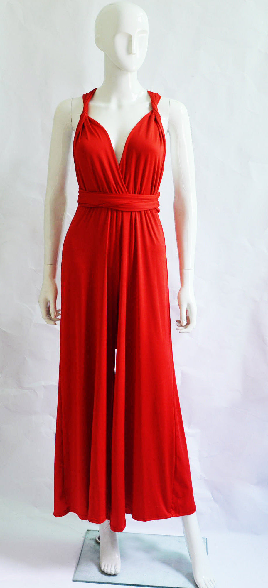 Women Crossover Sleeveless Jumpsuit 33