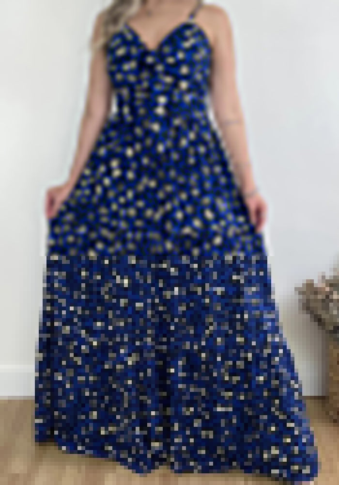 Women's Print Holidays Casual Sleeveless Leopard Print A-Line Dress