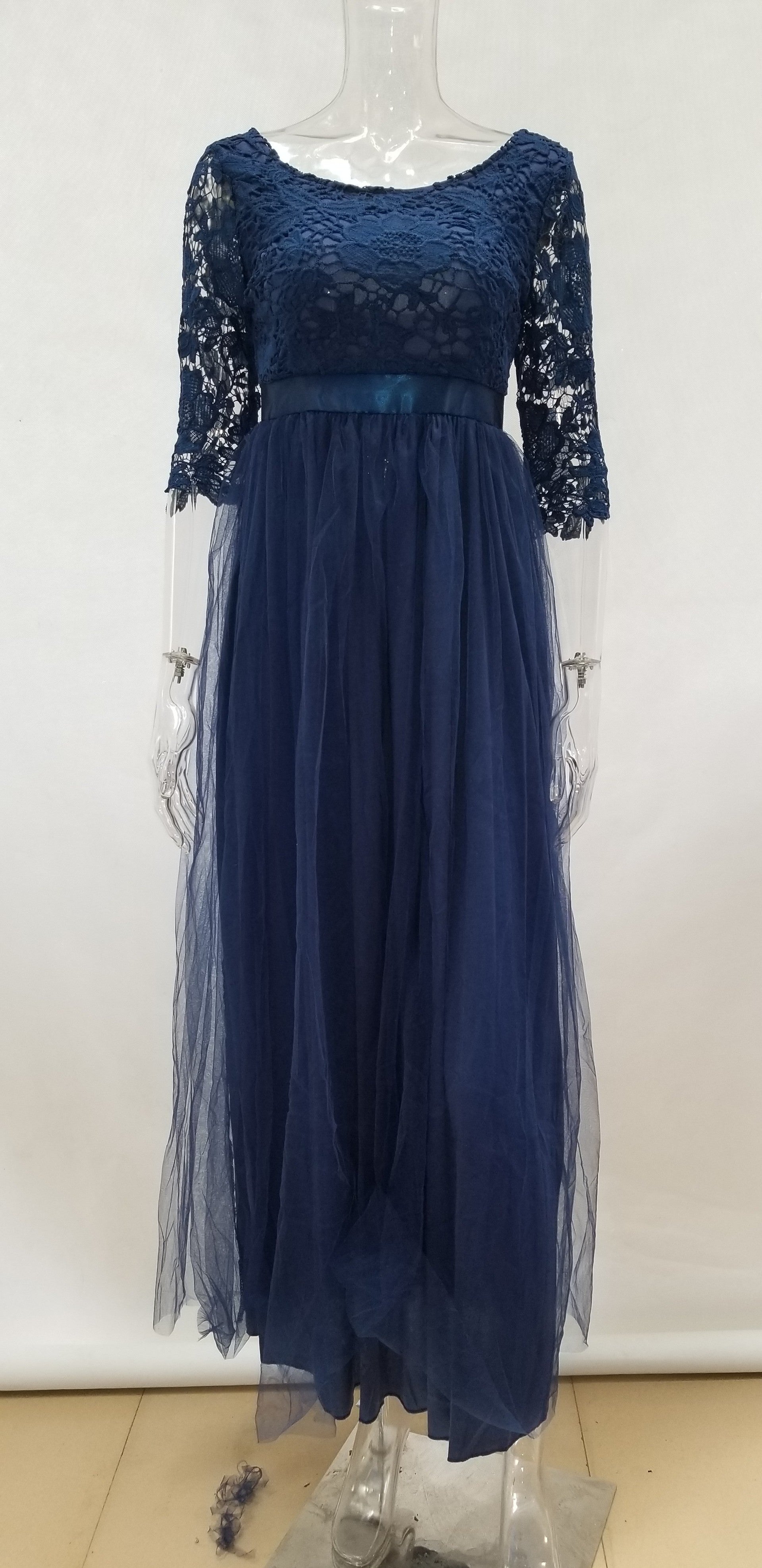 Women chiffon Maxi evening dress 15