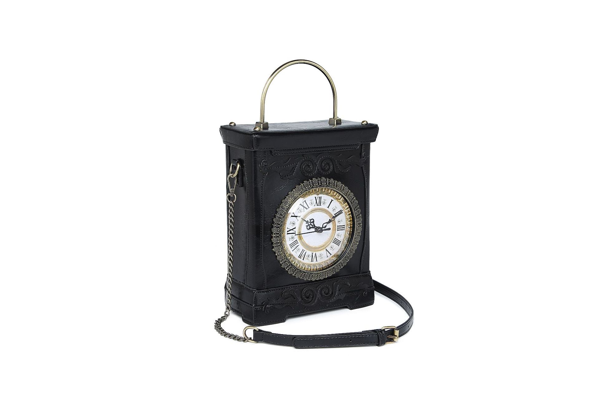 Women Style retro handbag crossbody clock small square bag