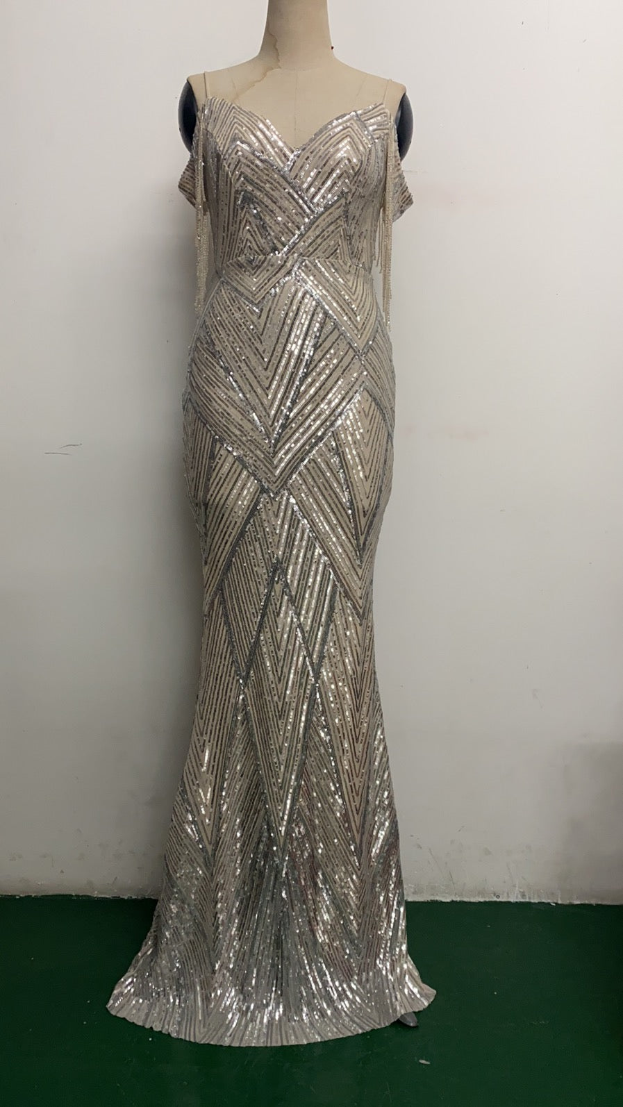 Sequin Fishtail Long Formal Dress Evening Gown 20