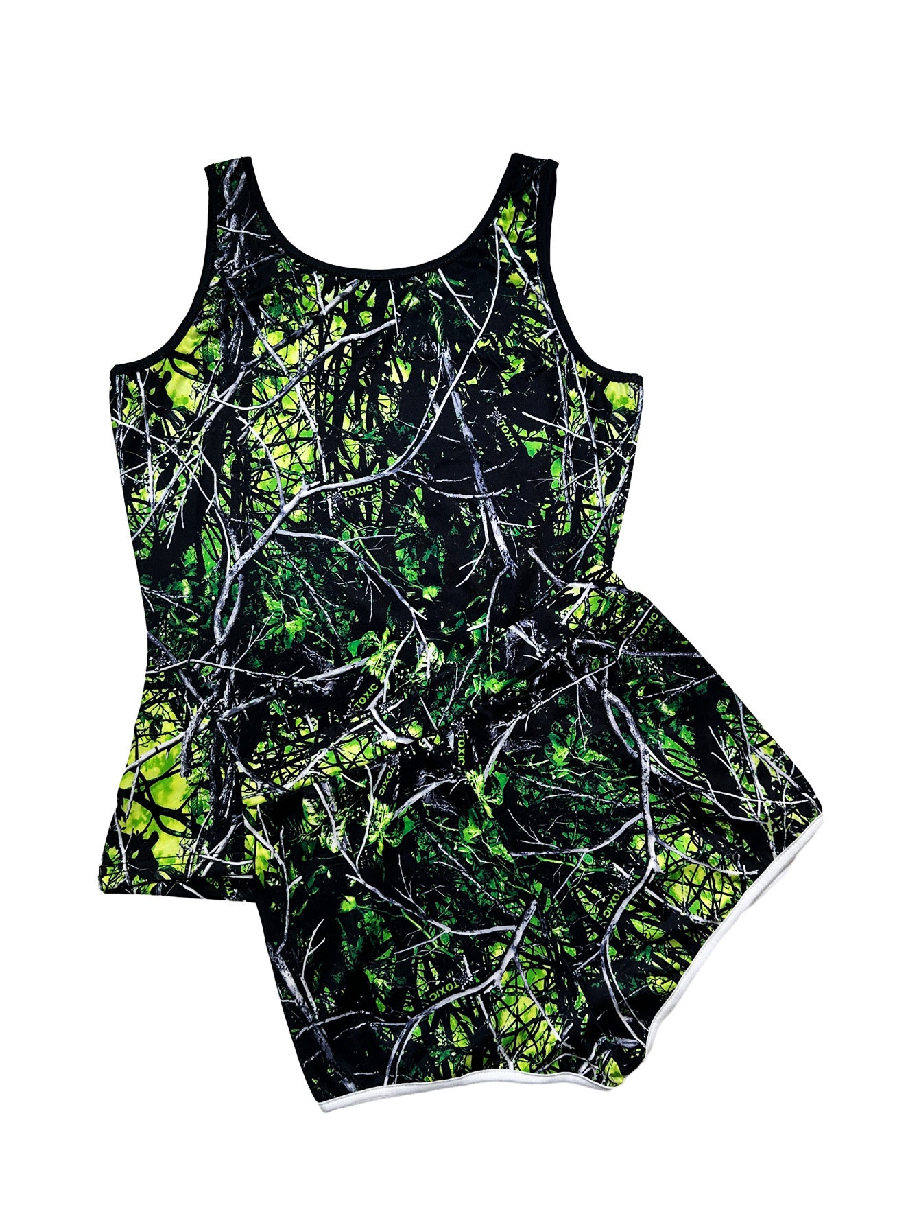 Women Sexy Printed Tank Top and Shorts Two-Piece Set 11