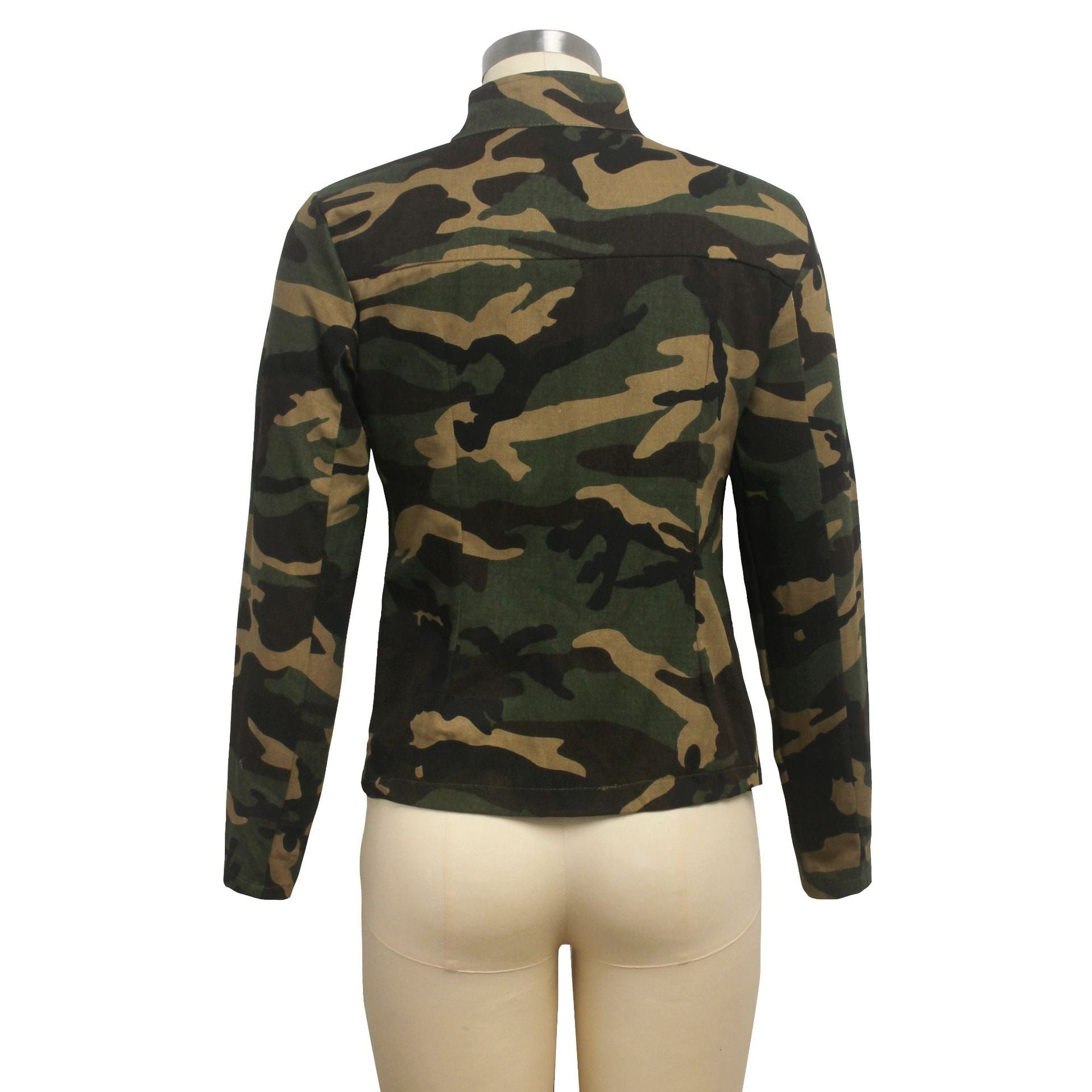 Sexy Fashion Women's Clothing Long-Sleeved Denim Jacket Top 9