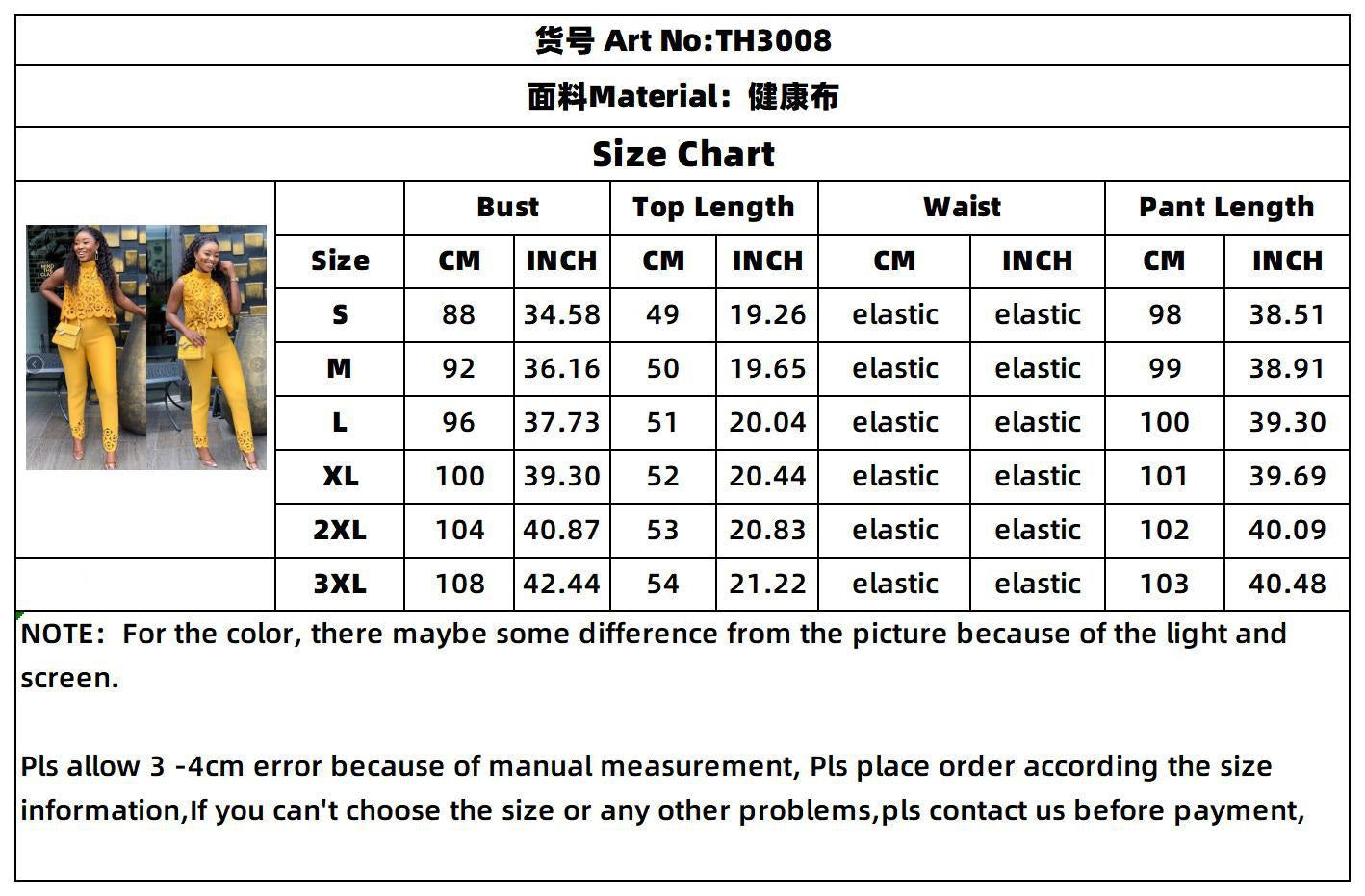 Womens African Ladies Summer Sleeveless Cutout Fashion Casual Suit Two Piece 9