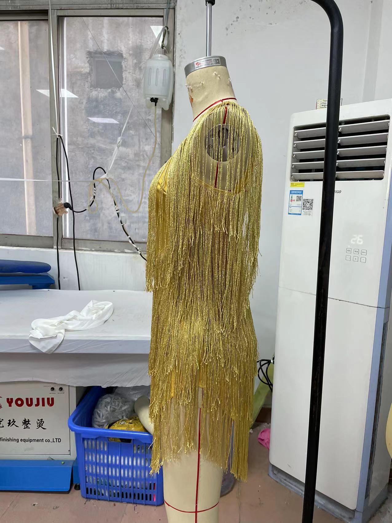 Women Sleeveless Fringe Strap Dress 10