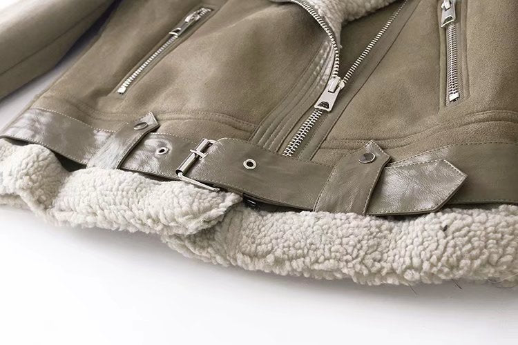 Winter Women Furry PU-Leather Jacket 20