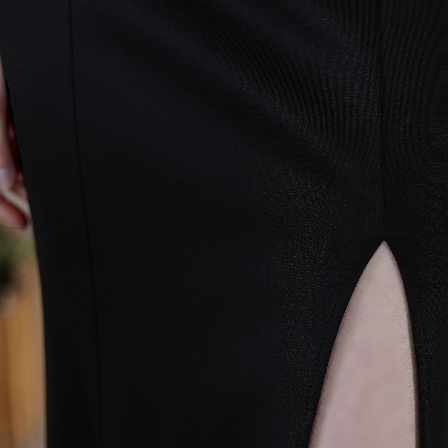 Summer Formal Occasional Strap Slit Mermaid Evening Dress 15