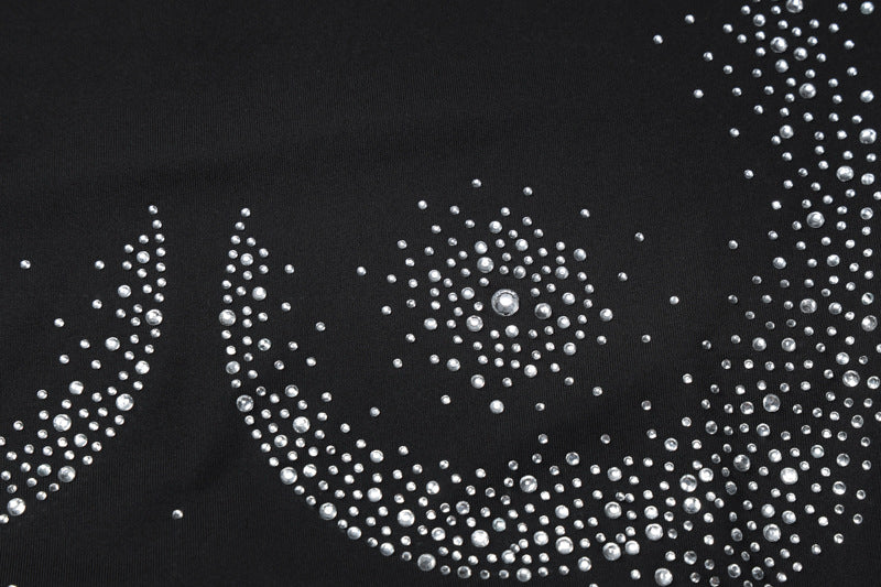 Women's Fall Fashion Sexy Beaded Tight Fitting Long Sleeve Bodycon Dress 13