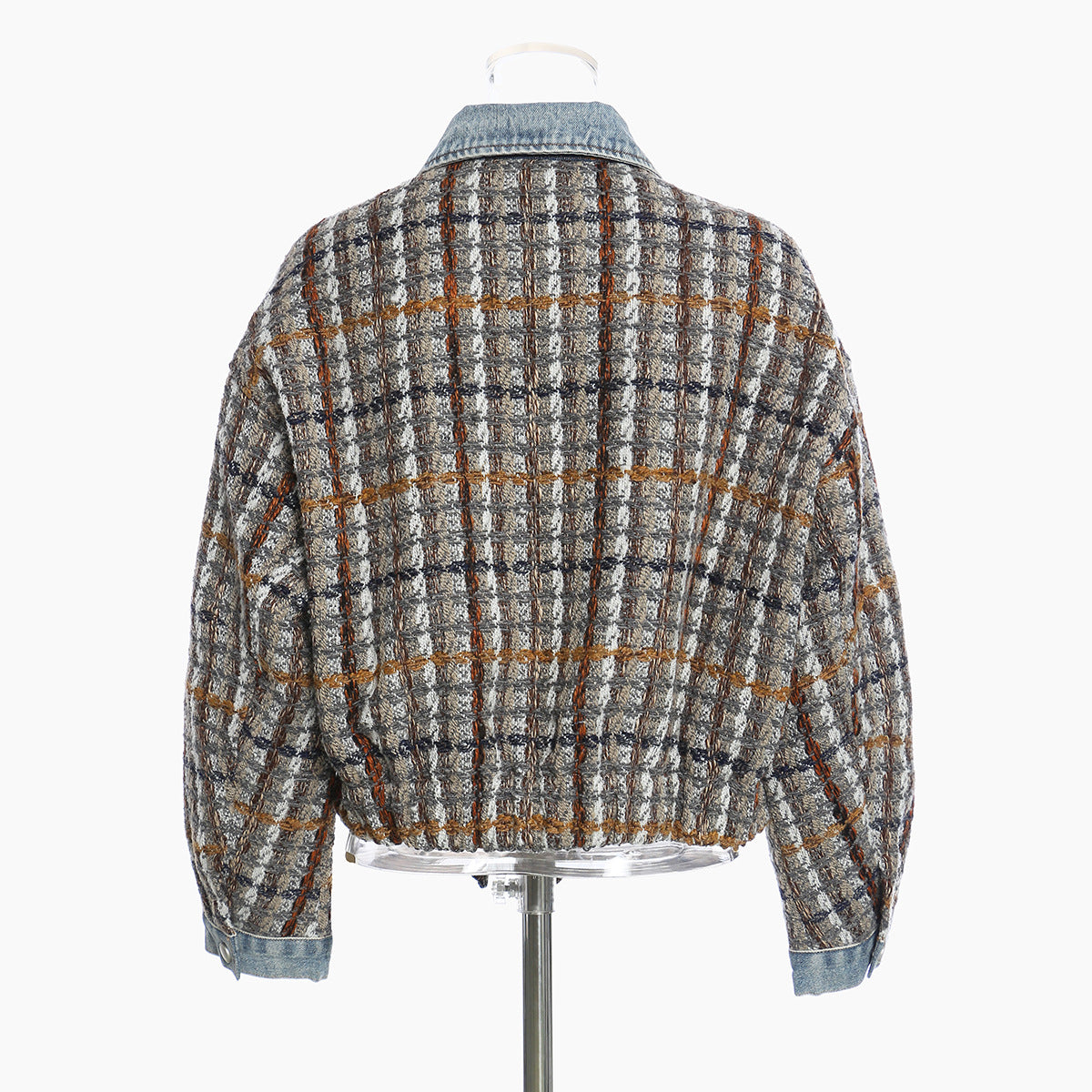 Autumn Retro Denim Patchwork Fashion Jacket 5