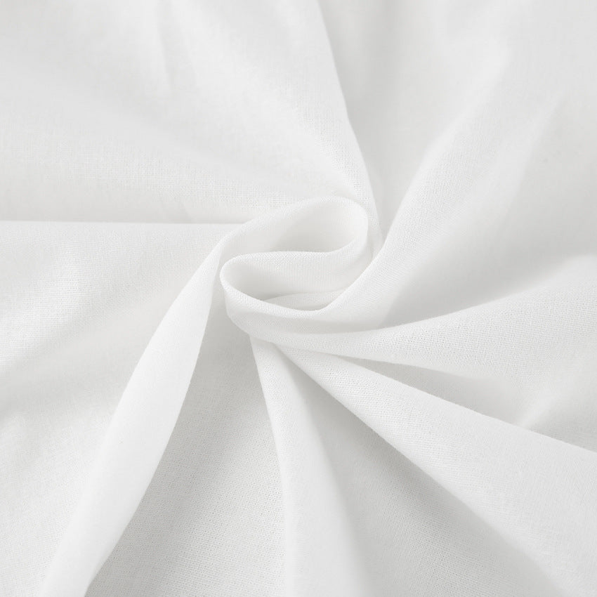 Women Early Spring V-neck Puff Sleeve Dress 21