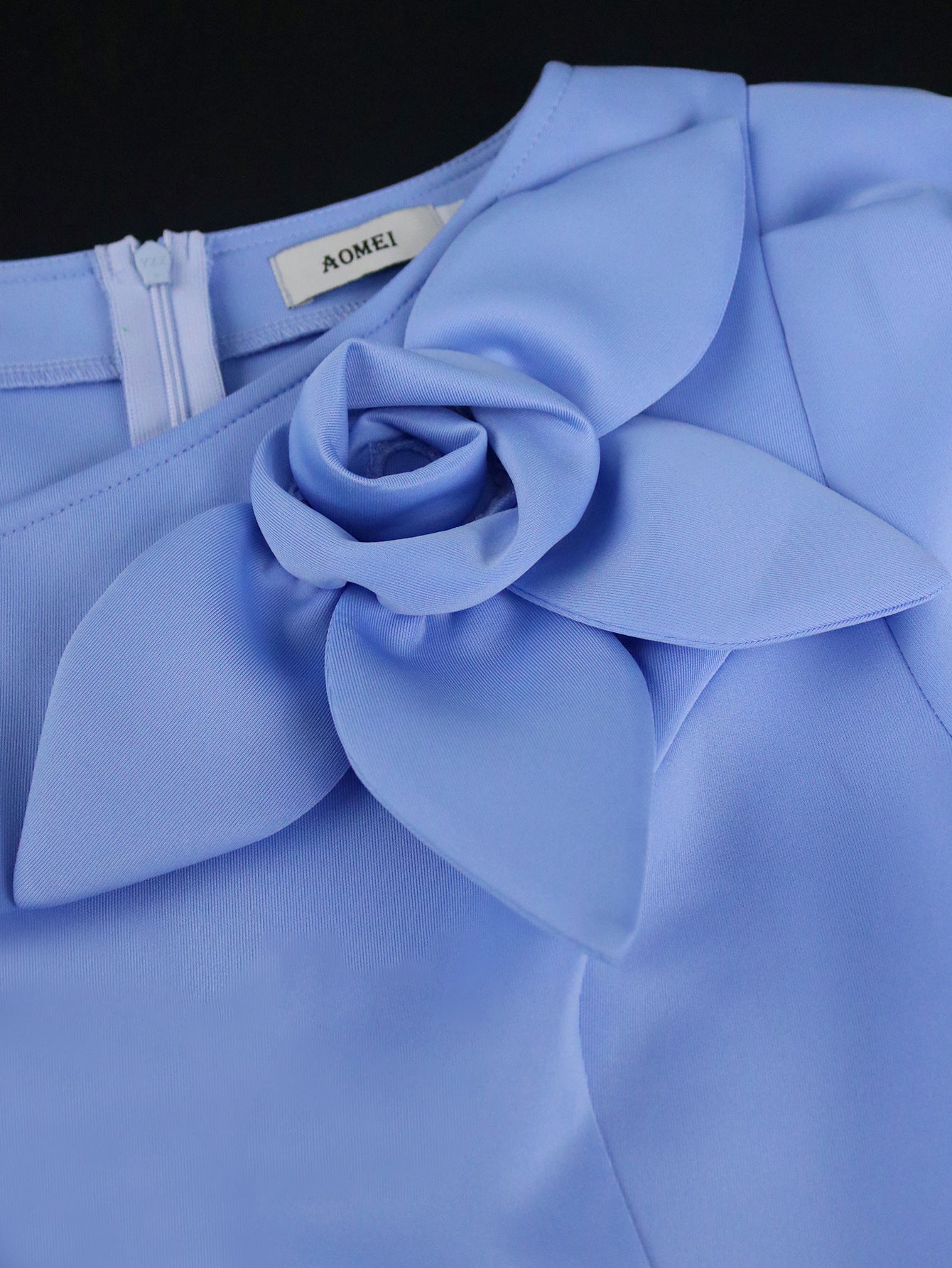 Floral Print Formal Party Dress Plus Size Chic High-Waist Gown 8